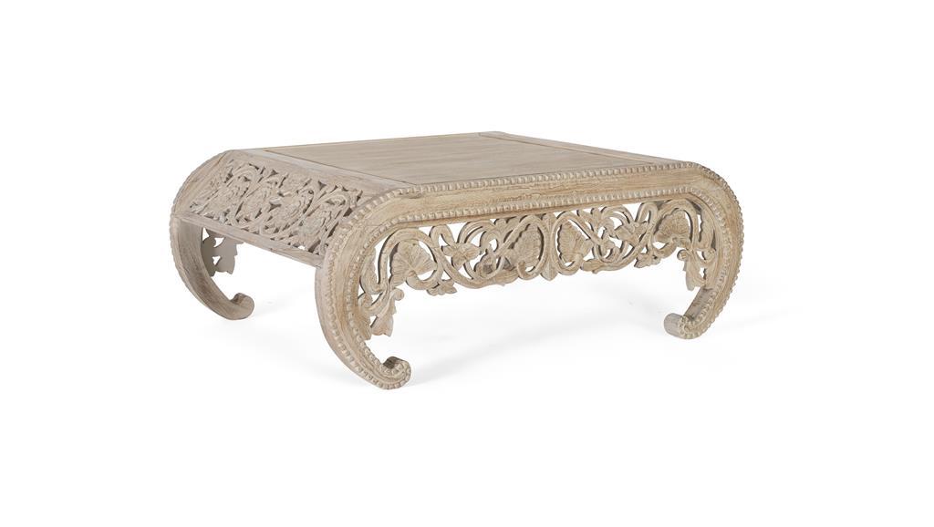 Mesa Centro Madera de Mango Modelo 1484