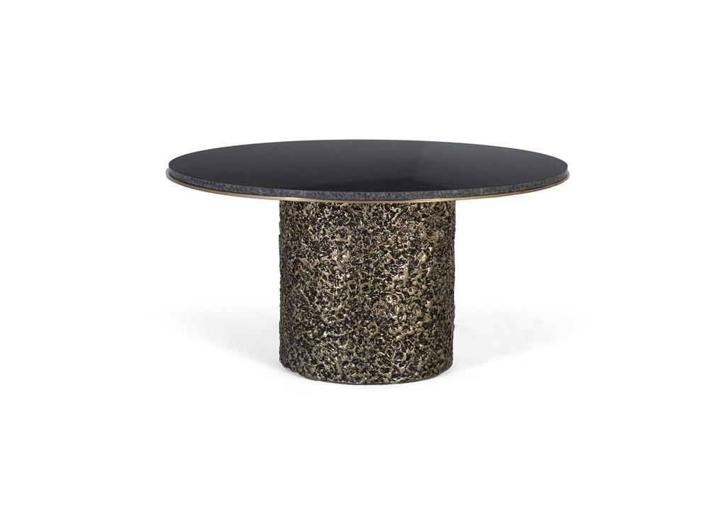 Mesa Centro Mármol y Metal Modelo 1634