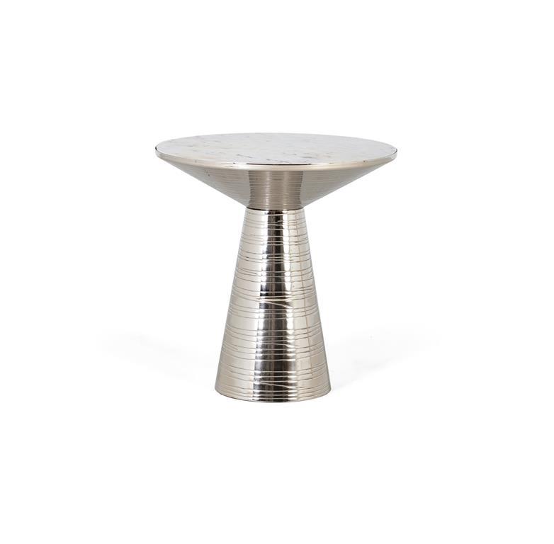 Mesa Centro Mármol y Metal Modelo 1638