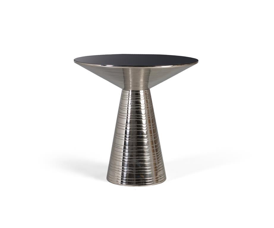 Mesa Centro Cistal Templado y Metal Modelo 1640