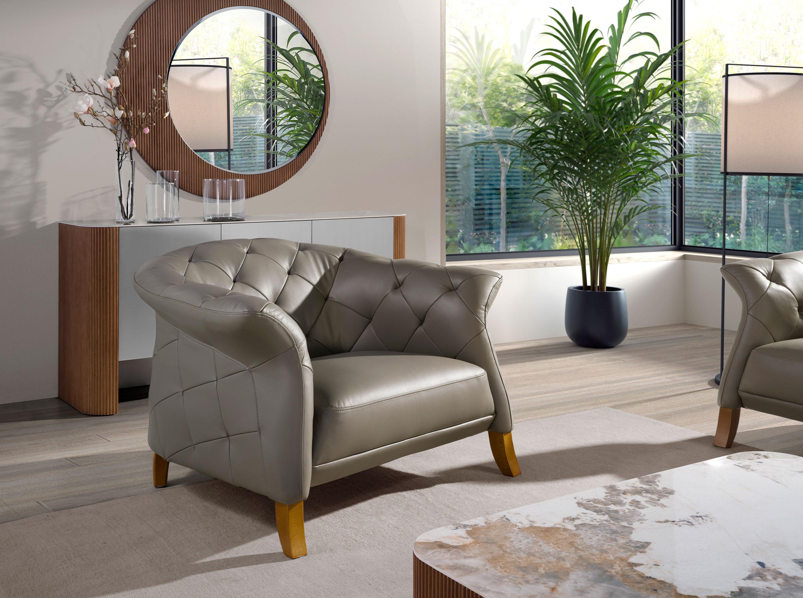 Sillón Piel Chester Diseño Angel Cerdá Modelo 5132