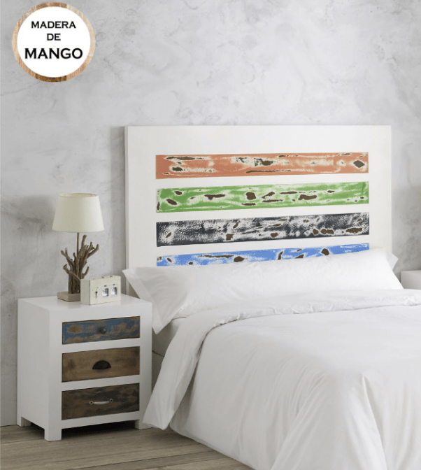 Cabecero Madera de Mango Reversible 155 cm Calcuta 027