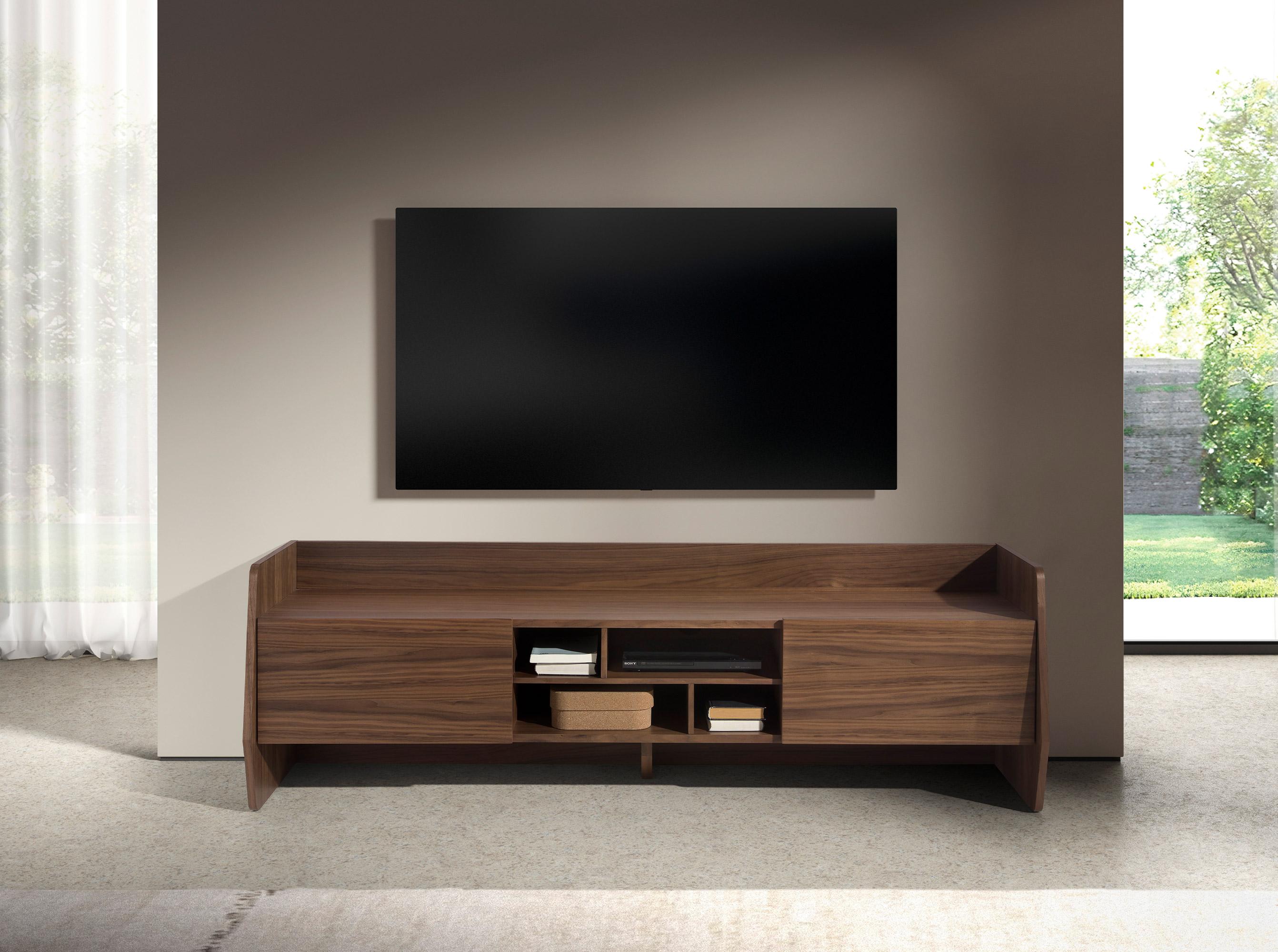 Angel Cerdá – Mueble Tv Diseño Nogal  3267
