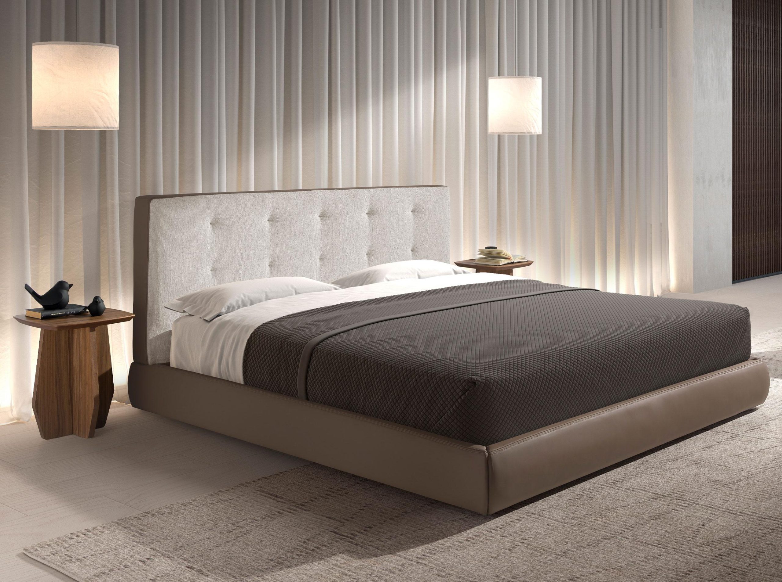 Cama de Matrimonio de Diseño Angel Cerdá Modelo 7174