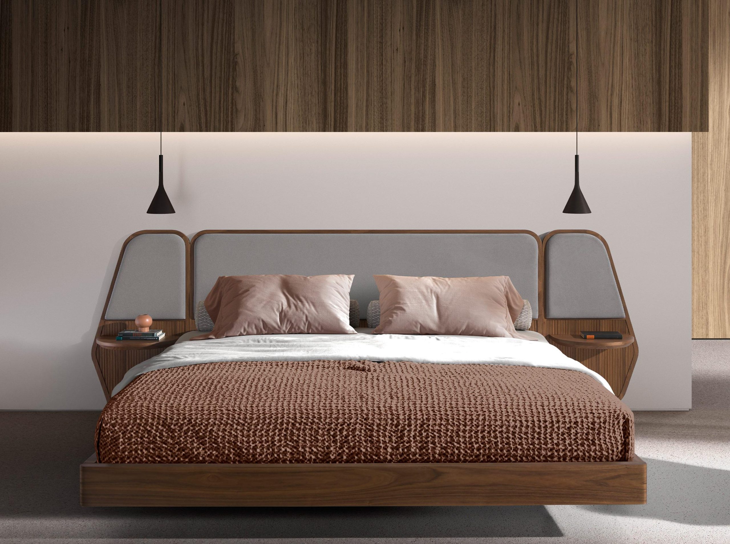 Cama de Matrimonio de Diseño Angel Cerdá Modelo 7175