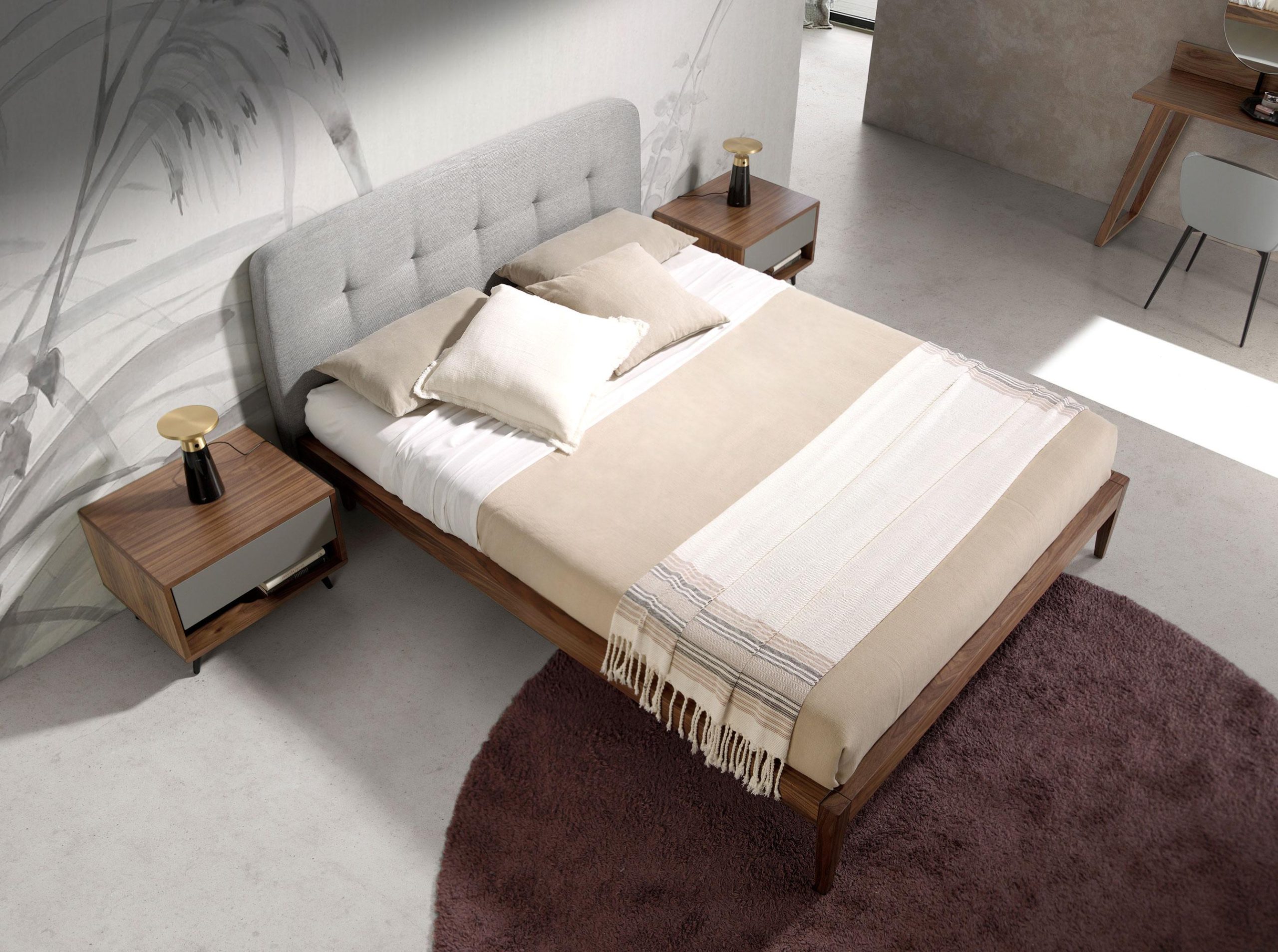 Cama de Matrimonio de Diseño Angel Cerdá Modelo 7177