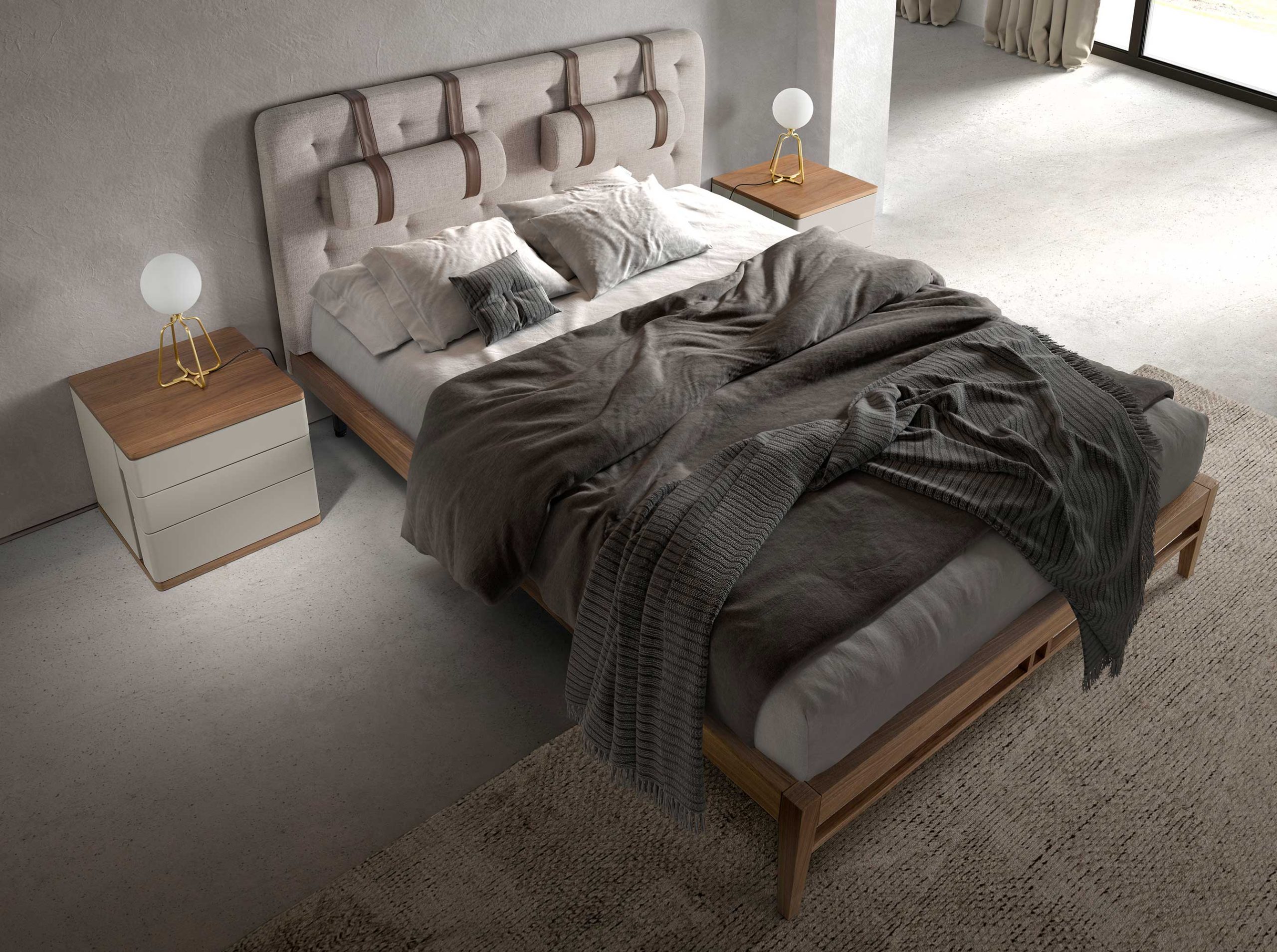 Cama de Matrimonio de Diseño Angel Cerdá Modelo 7179