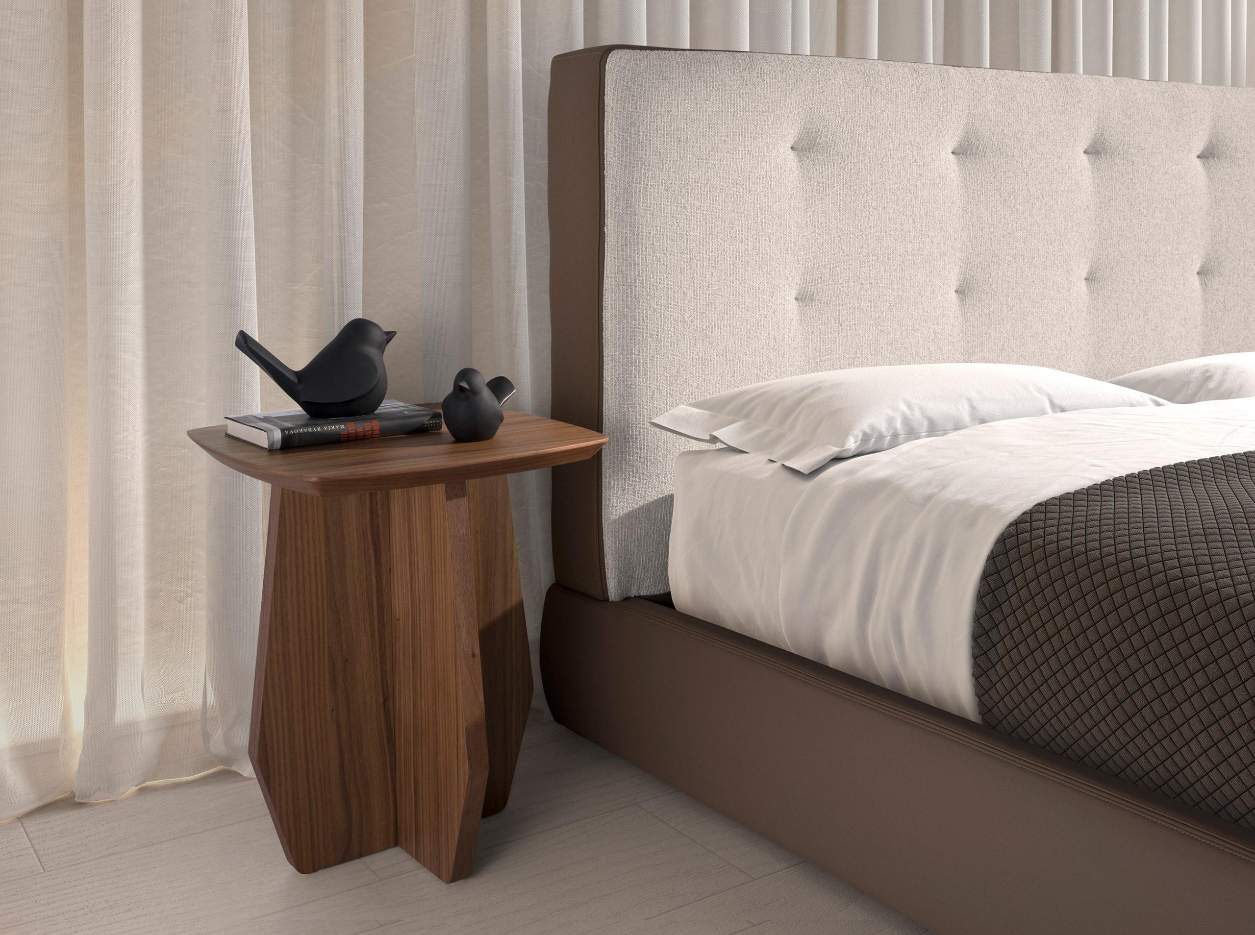 Cama de Matrimonio de Diseño Angel Cerdá Modelo 7174 - Imagen 2