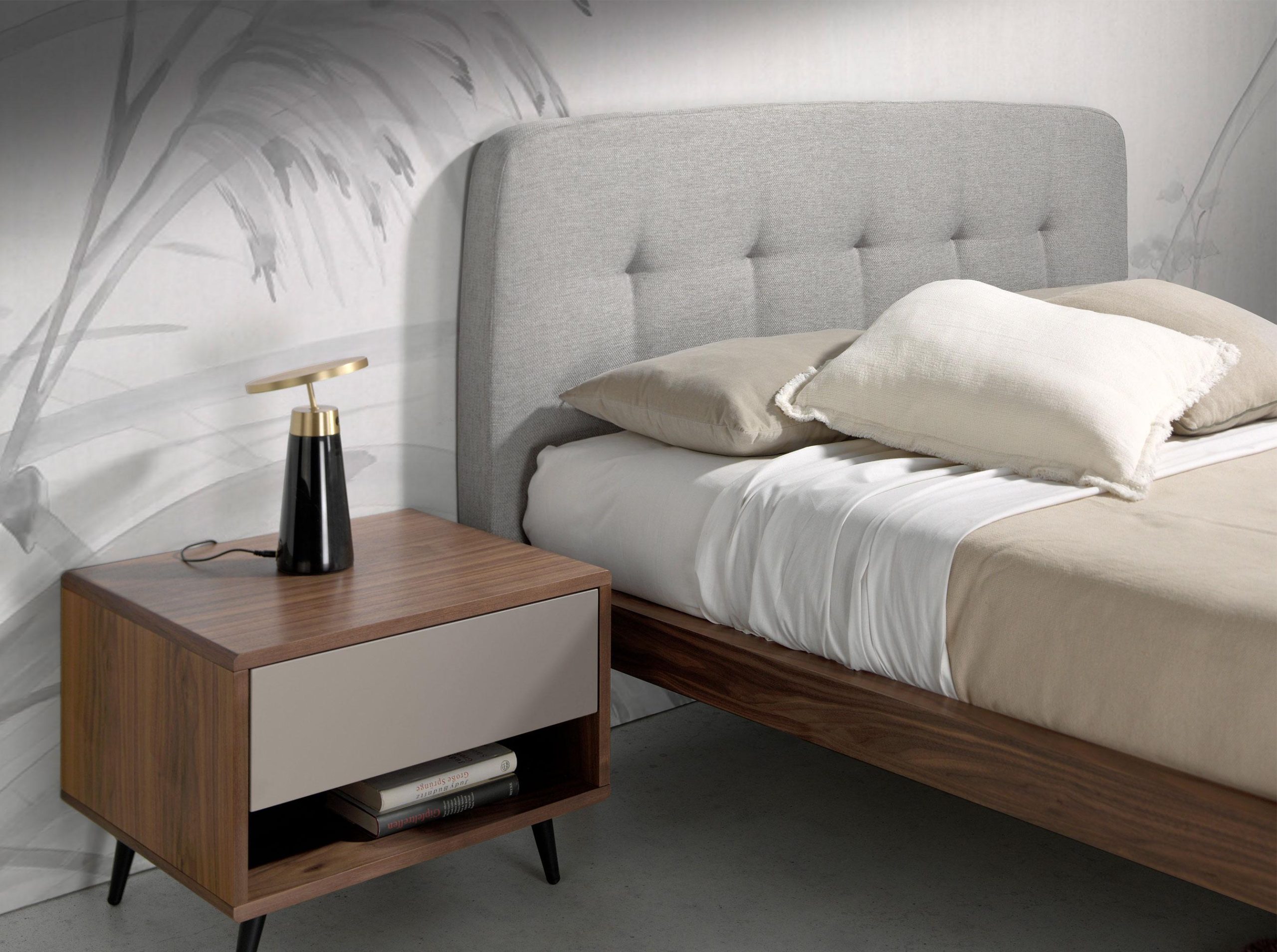 Cama de Matrimonio de Diseño Angel Cerdá Modelo 7177 - Imagen 2