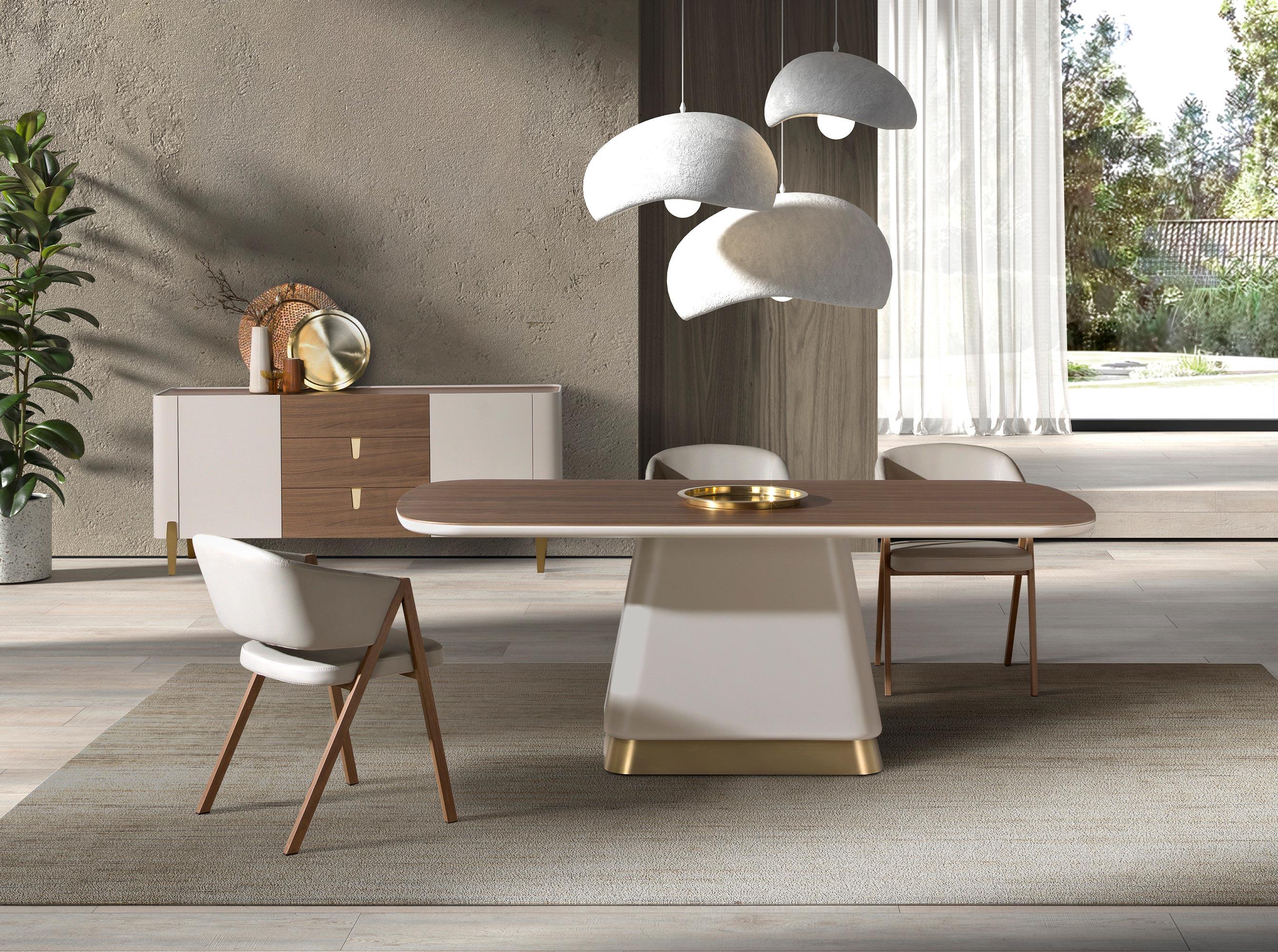 Mesa Comedor de Diseño Italiano Angel Cerdá Modelo 1166