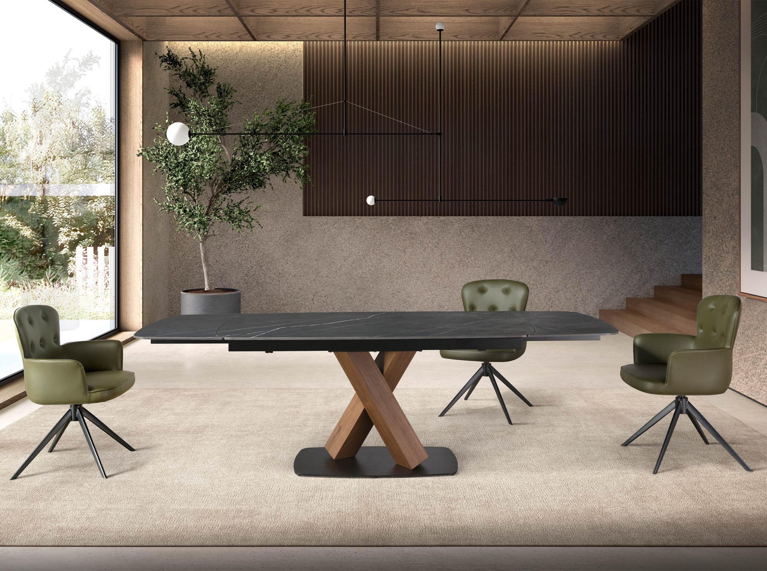 Mesa Comedor de Diseño Italiano Angel Cerdá Modelo 1149