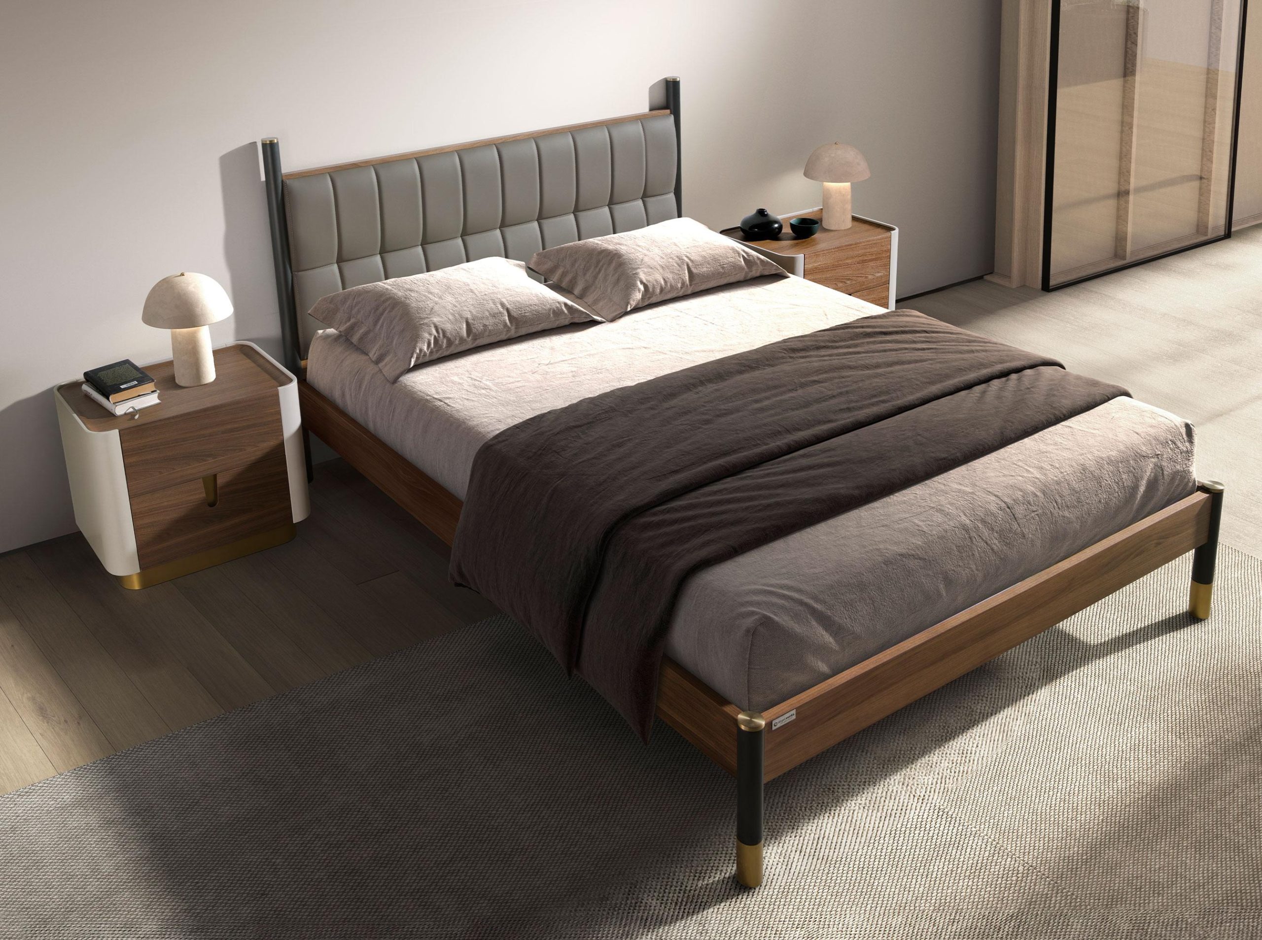 Cama de Matrimonio de Diseño Angel Cerdá Modelo 7169