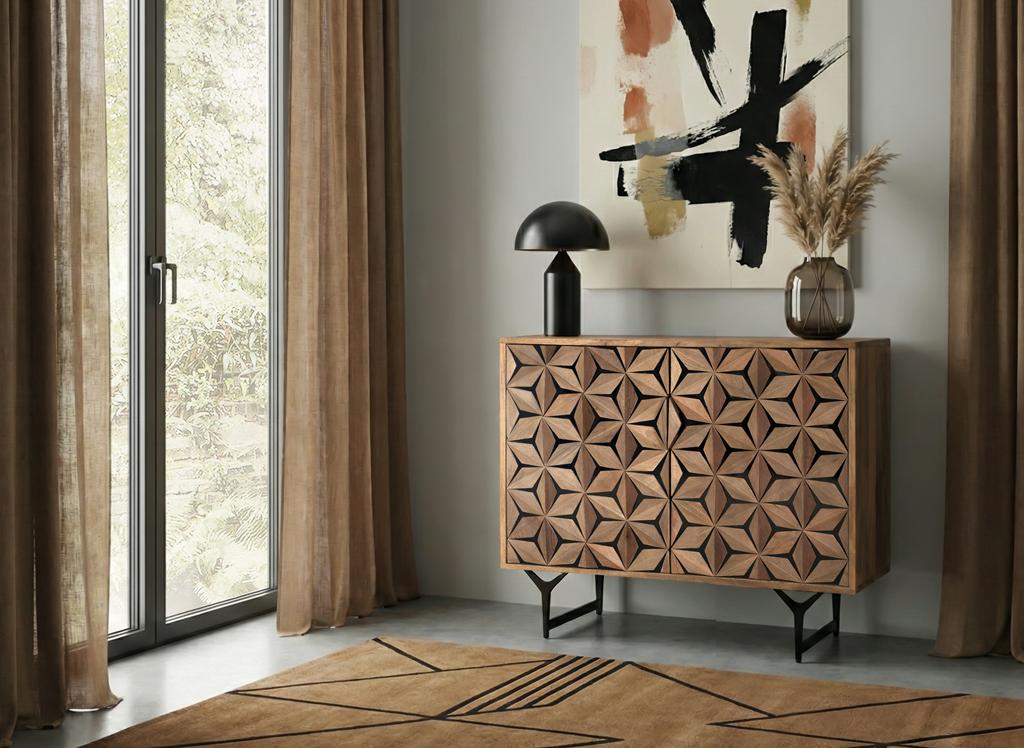 Aparador Madera Mango y Metal 1881