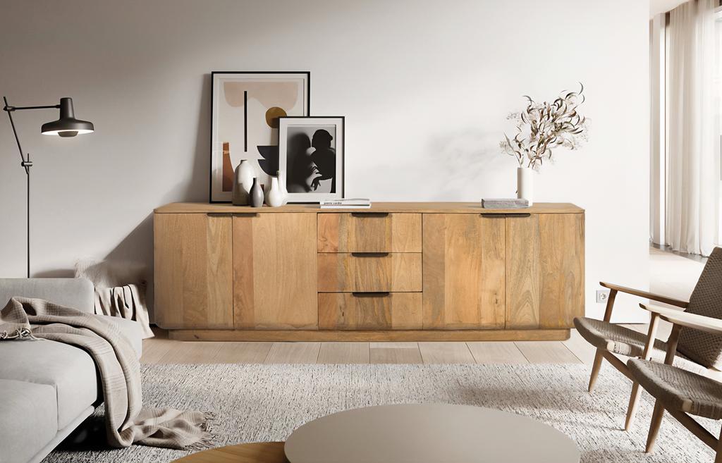 Mueble Tv Madera  Maciza de Mango 1940