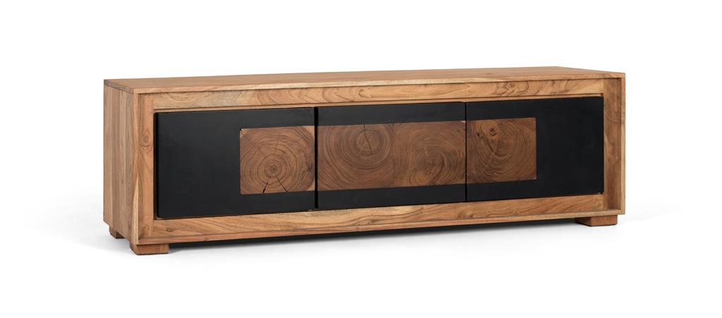 Mueble Tv  Madera Maciza de Mango Modelo 2208