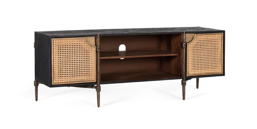 Mueble Tv  Madera Maciza de Mango Modelo 2218