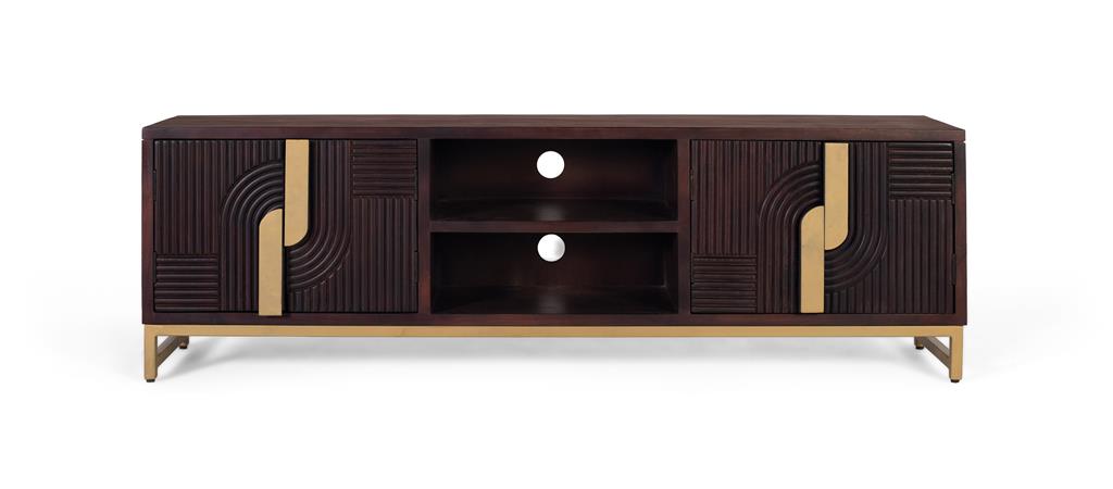 Mueble Tv Madera Maciza de Mango 2229