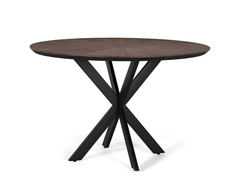 Mesa Comedor de Madera Teka y Hierro 2109