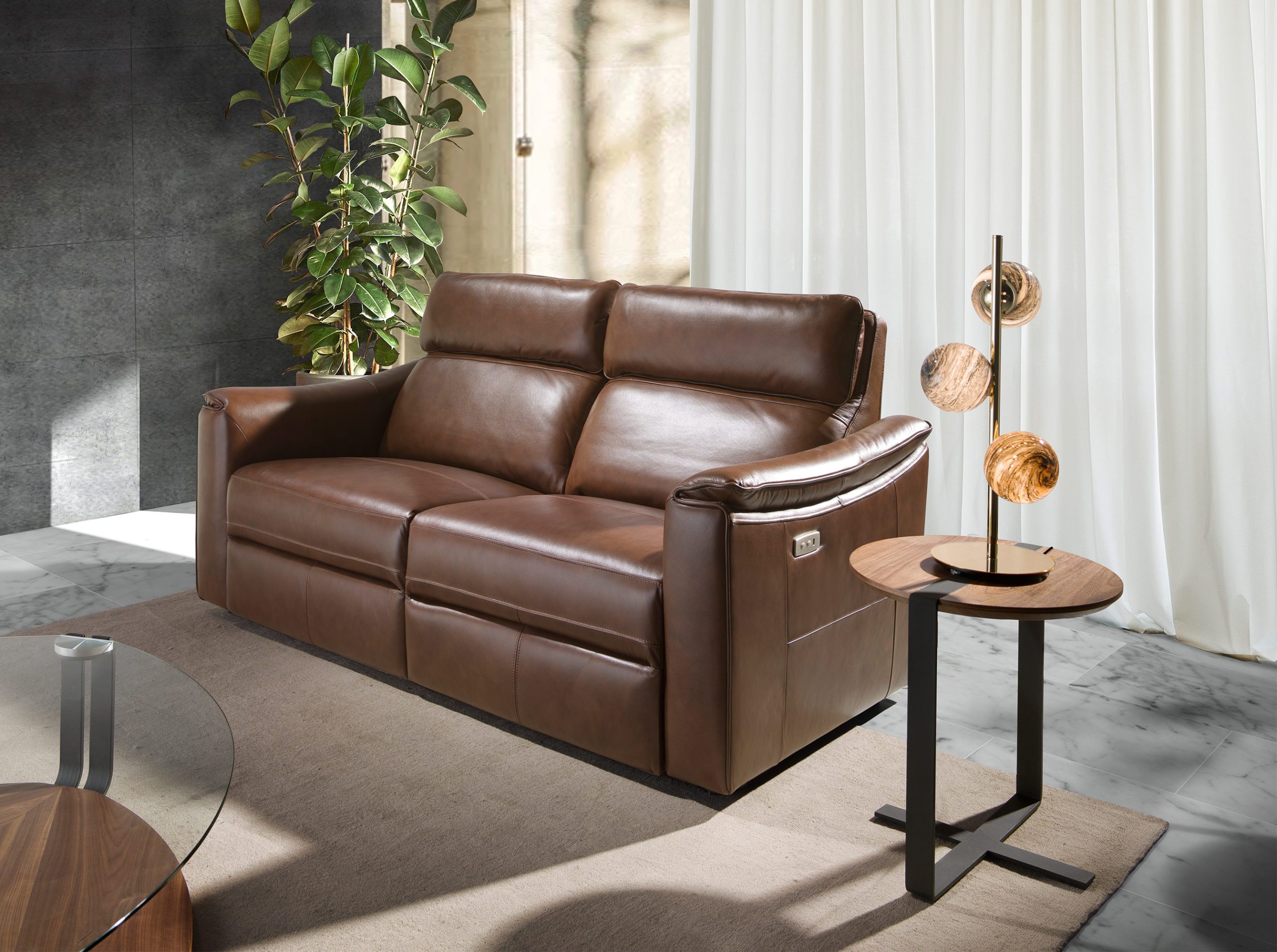 Sofá Relax 3 Plazas de Diseño Italiano Modelo 6166