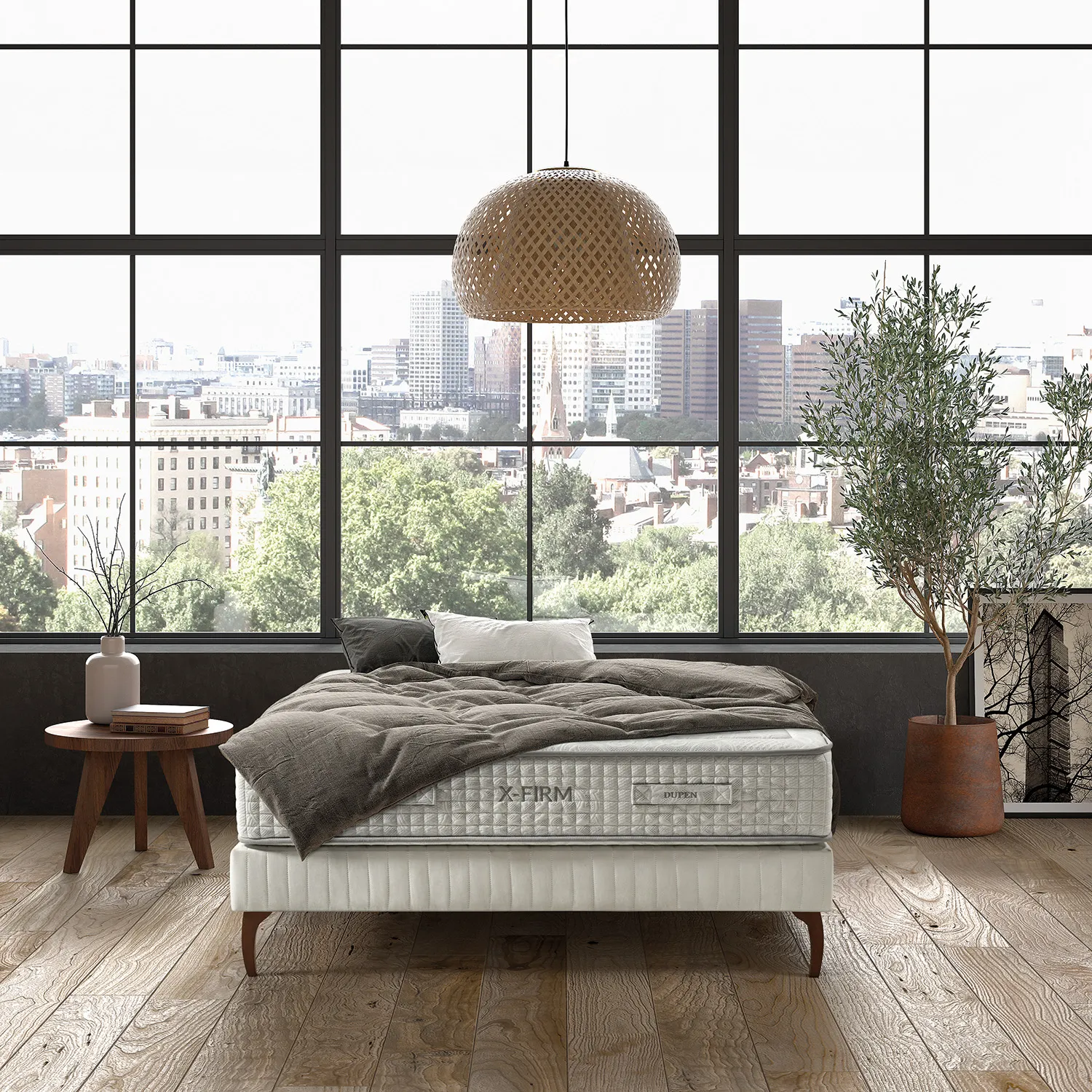 Colchón X-Firm HRQ + Refuerzo Lumbar + Doble  fieltro estabilizador