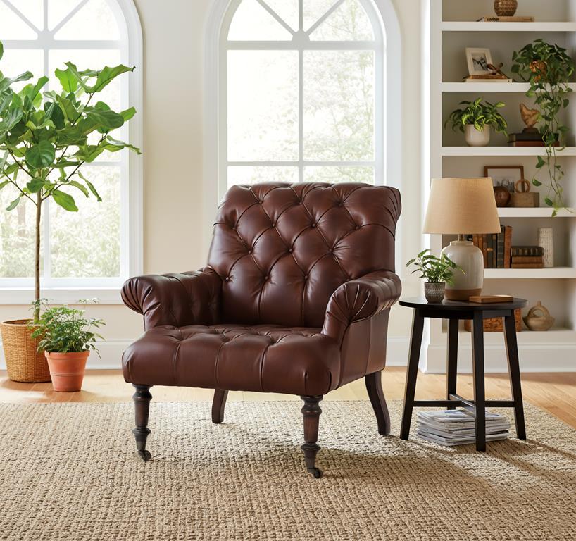 Sillón Piel  Modelo 10004