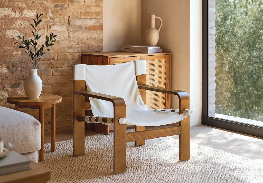 Sillón Madera Caucho  Modelo 2250