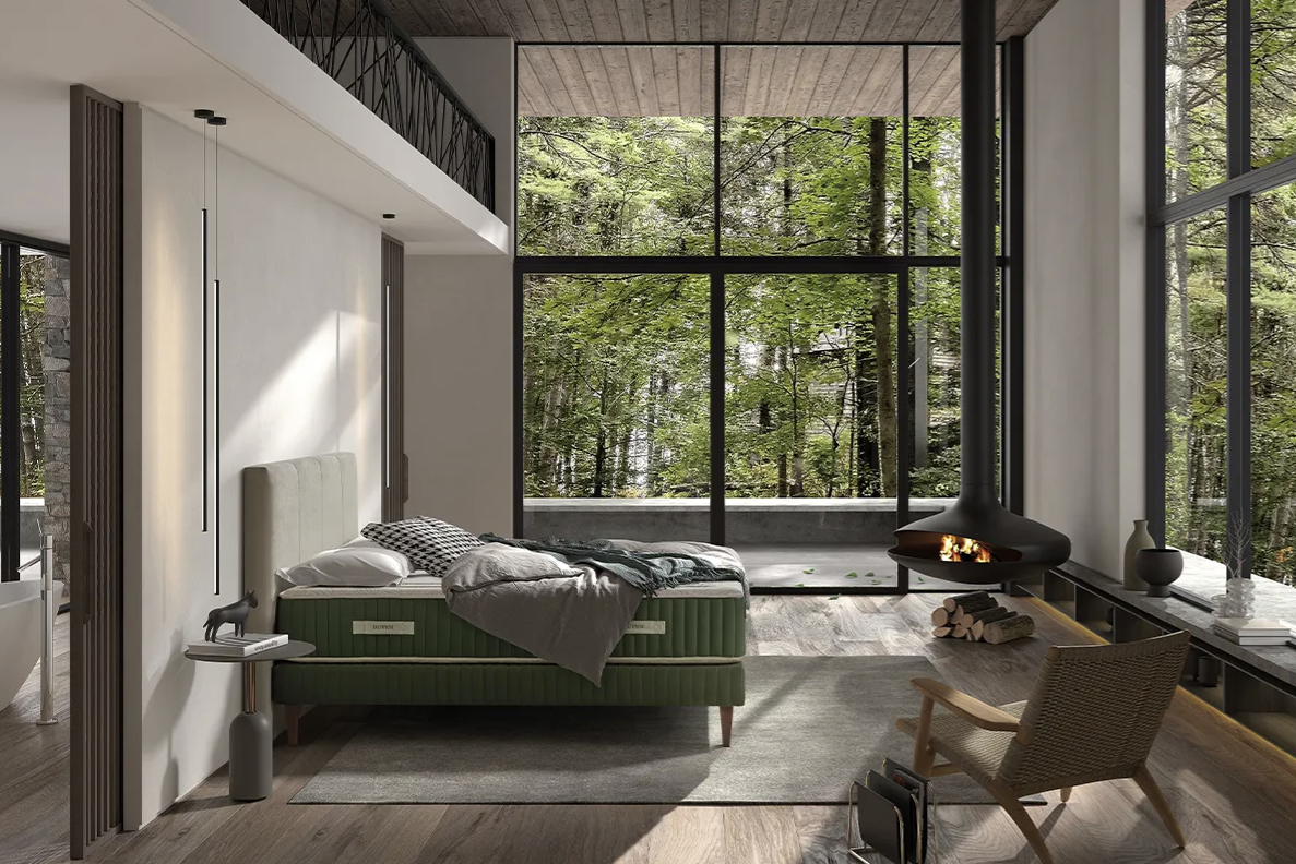 Colchón Natural Green Látex perforado + Cáñamo + Bambú