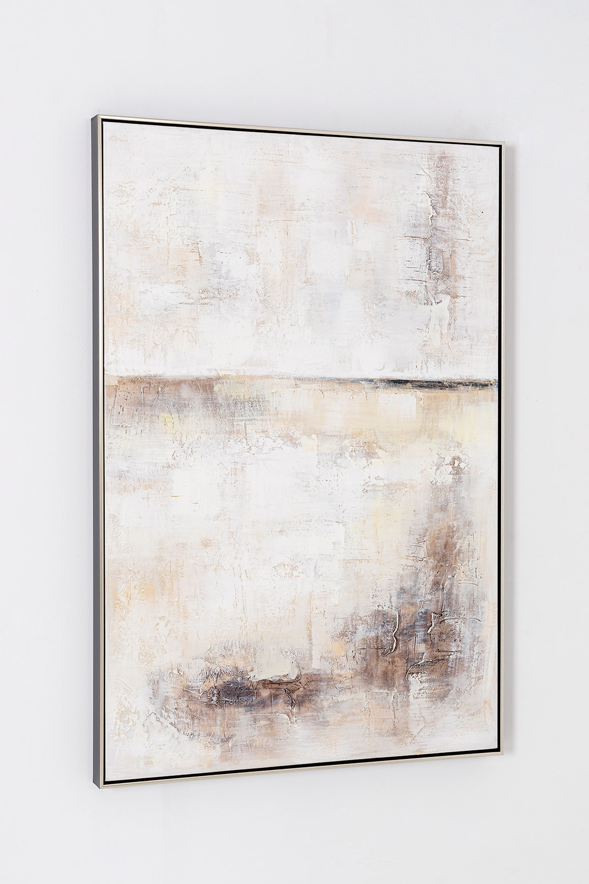 Alternative view of GDECO - PINTURA AL ÓLEO, MARCO PLATA 90X120X3,5 CM