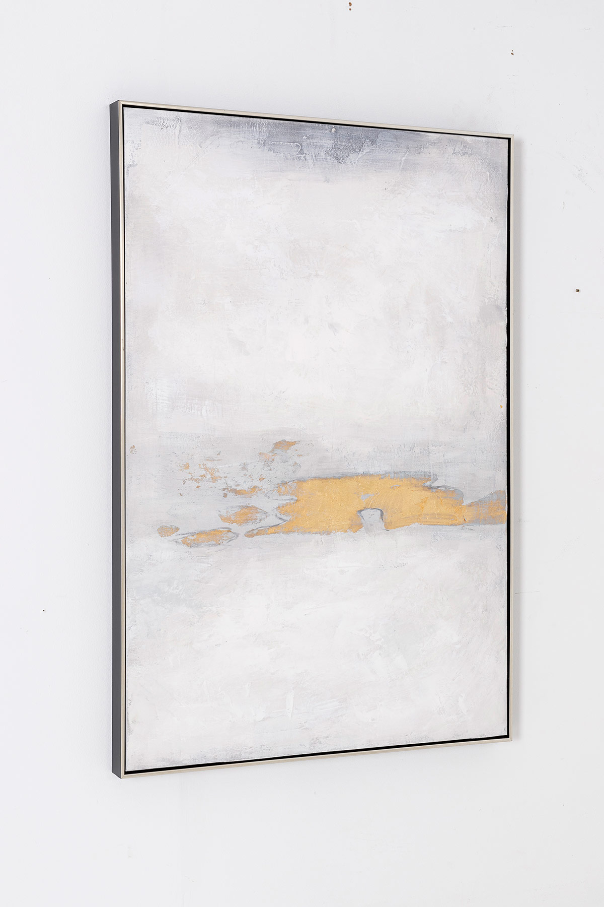 Alternative view of GDECO - PINTURA AL ÓLEO, MARCO PLATA 80X120X3,5 CM