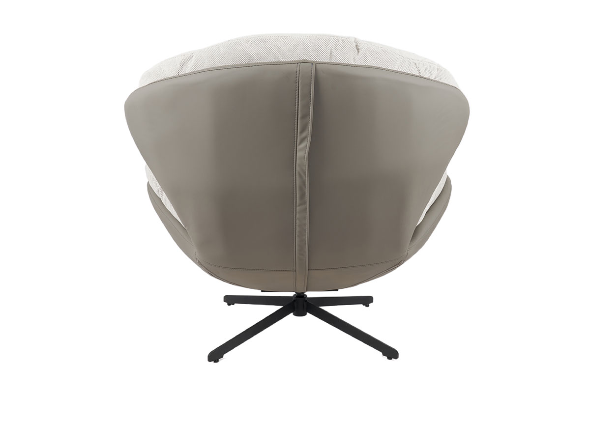 Alternative view of GDECO - SILLON EGG GIRATORIO 360º. TAPIZADO GRIS PIEDRA (ANTIMANCHAS Y ANTIARAÑAZOS MASCOTAS) 91*98*100 CM