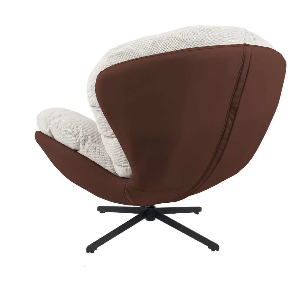 Alternative view of GDECO - SILLON EGG GIRATORIO 360º. TAPIZADO INTERIOR TERRACOTA (ANTIMANCHAS, IGNIFUGO, ANTIARAÑAZOS MASCOTAS) 91*98*100 CM