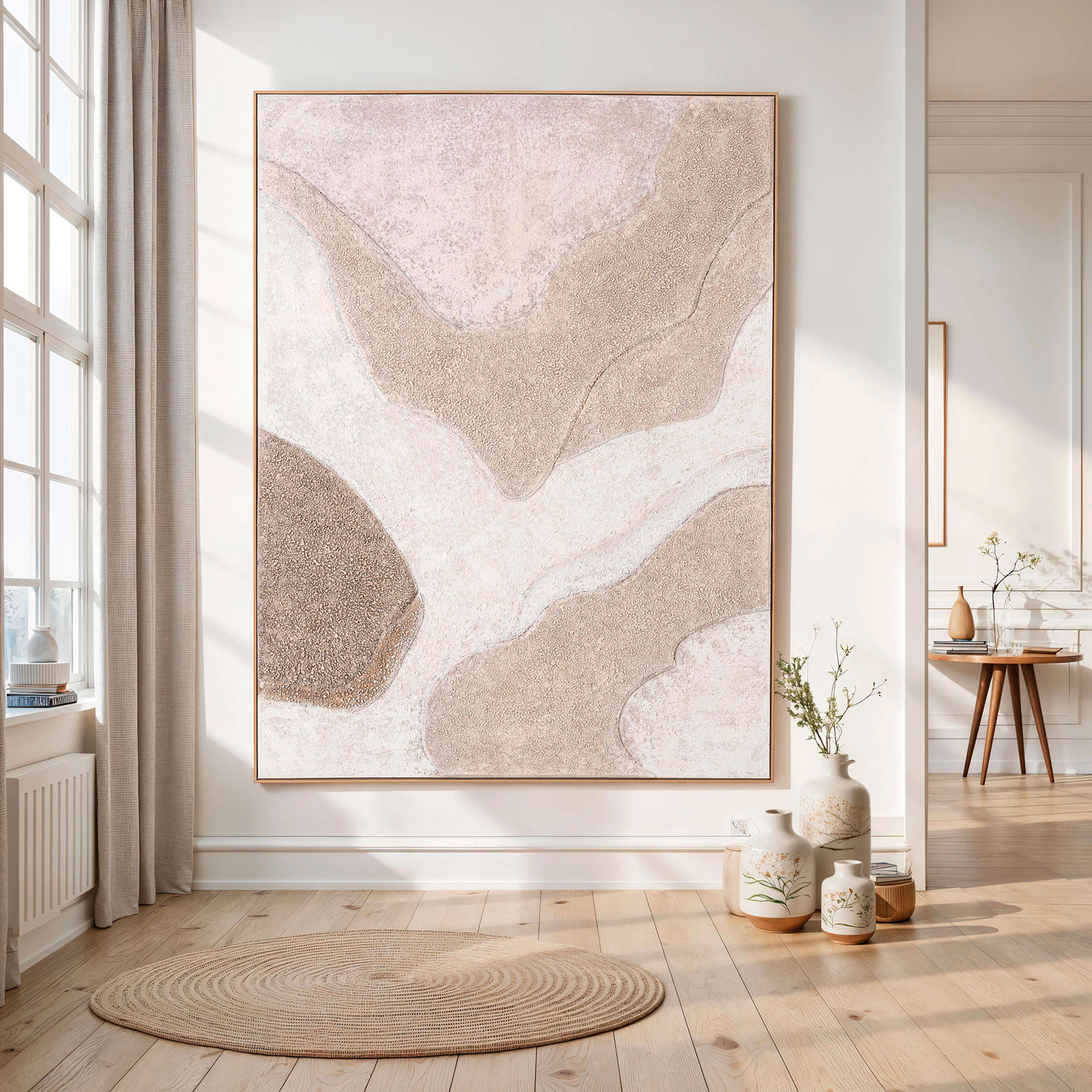 Alternative view of GDECO - CUADRO OLEO RELIEVE, CON MARCO 150*200 CM.