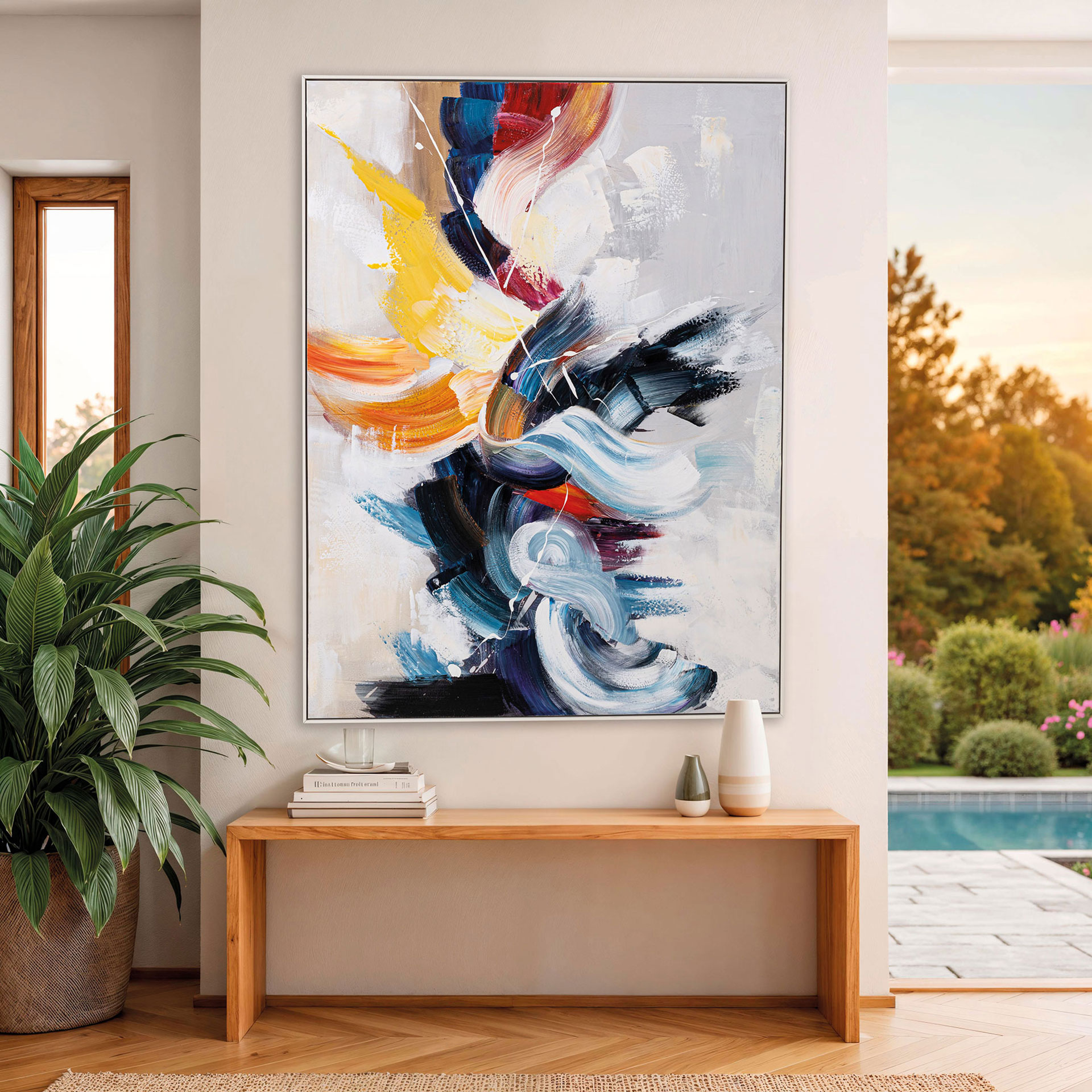 Alternative view of GDECO - CUADRO OLEO CON MARCO 120*160 CM.