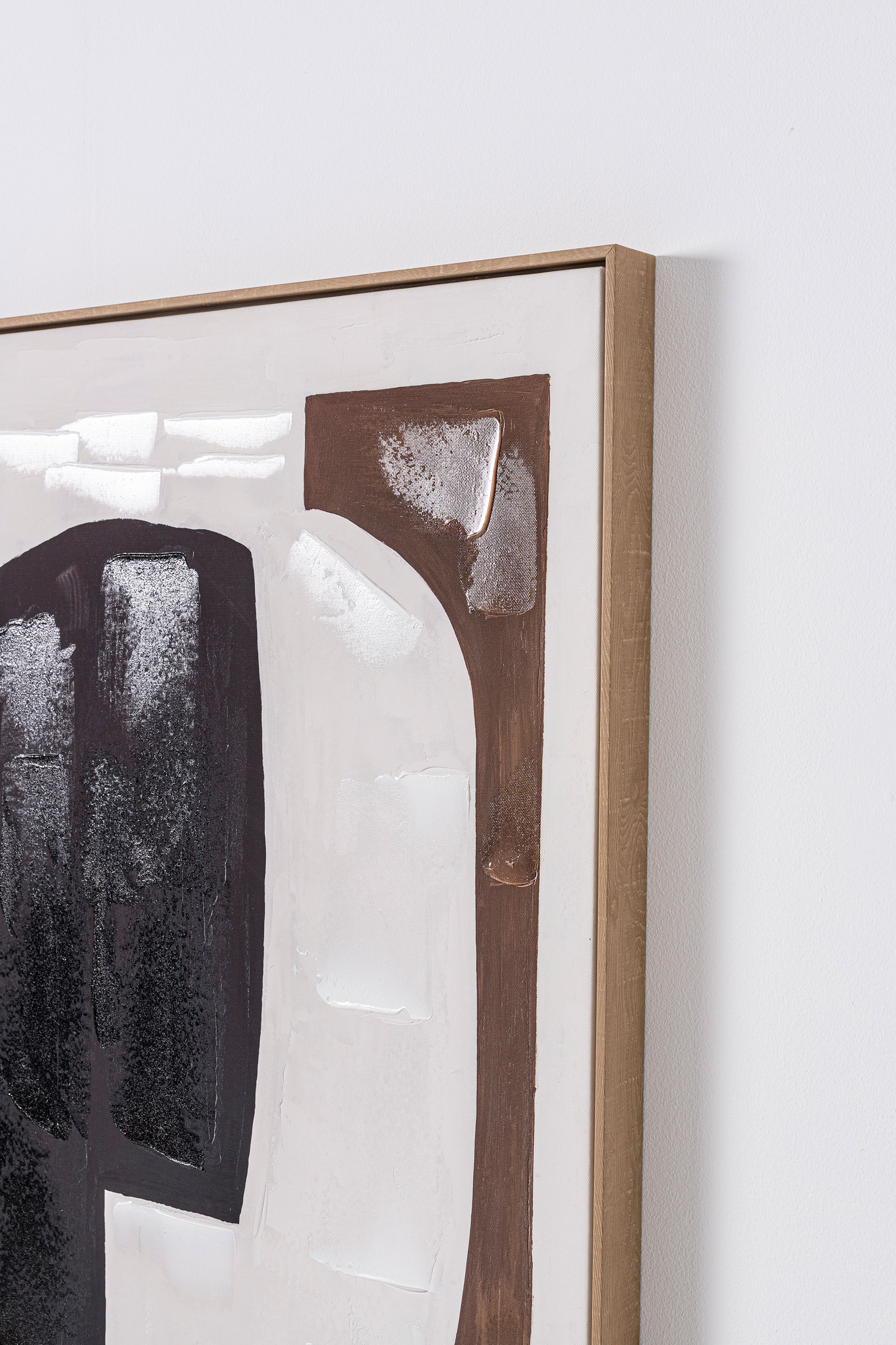 Alternative view of GDECO - SET 2 CUADROS OLEO CON MARCO MADERA 60*90*3.5 CM