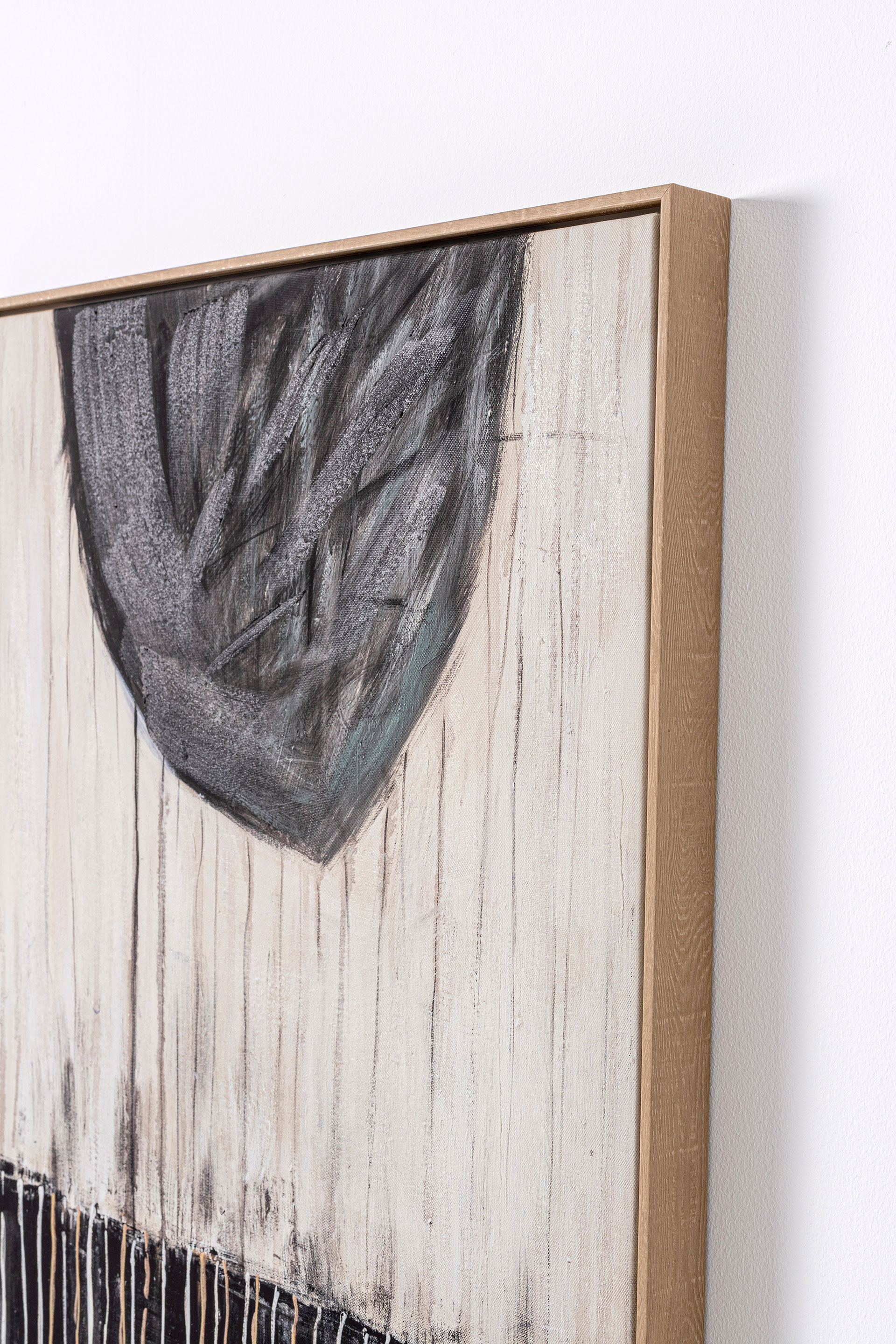 Alternative view of GDECO - SET 2 CUADROS OLEO CON MARCO MADERA 60*90*3.5 CM