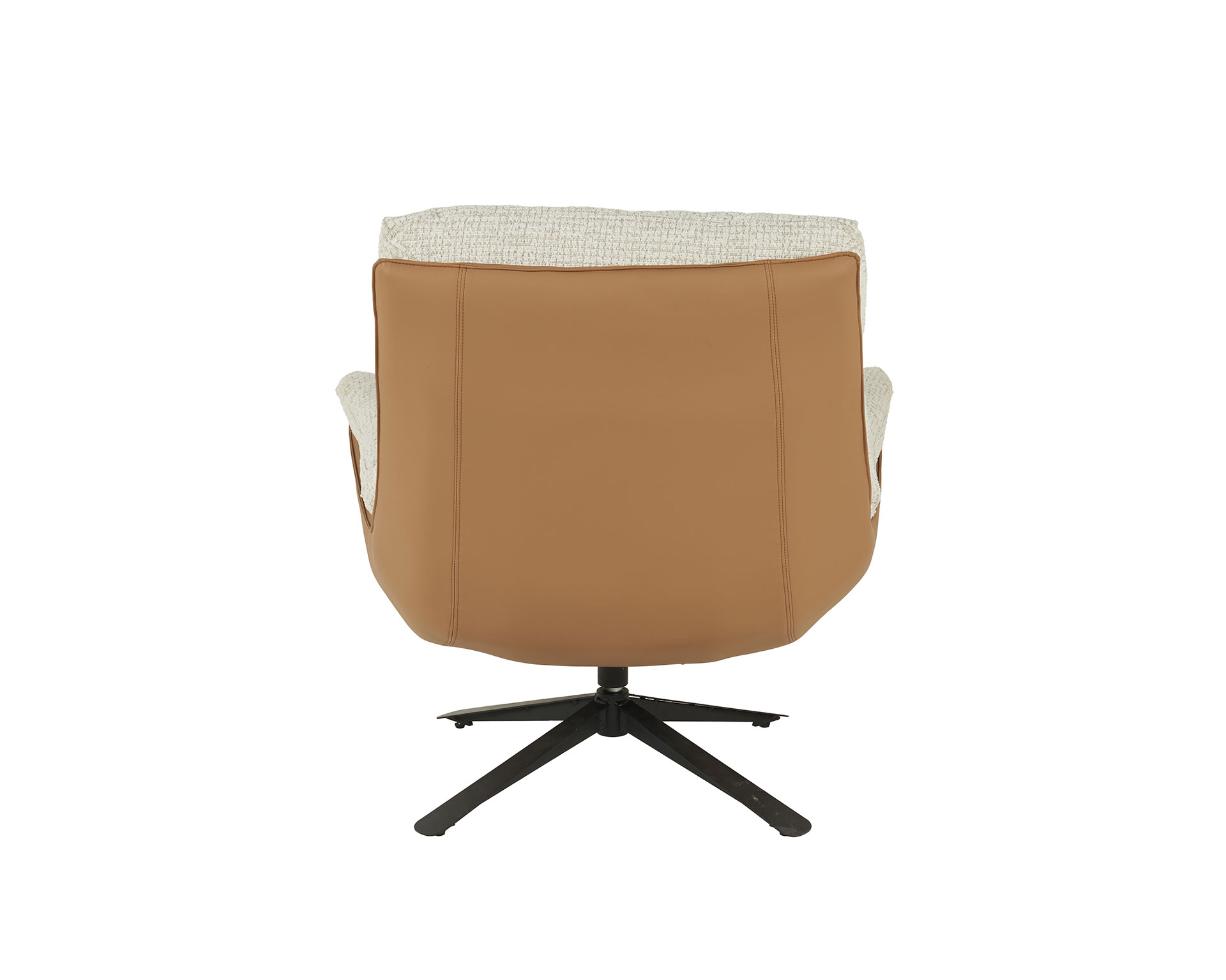 Alternative view of GDECO - SILLON RAY GIRATORIO 360º. TAPIZADO GRIS JASPEADO Y EXTERIOR TIERRA (ANTIMANCHAS, IGNIFUGO, ANTIARAÑAZOS MASCOTAS) 92*86*80 CM