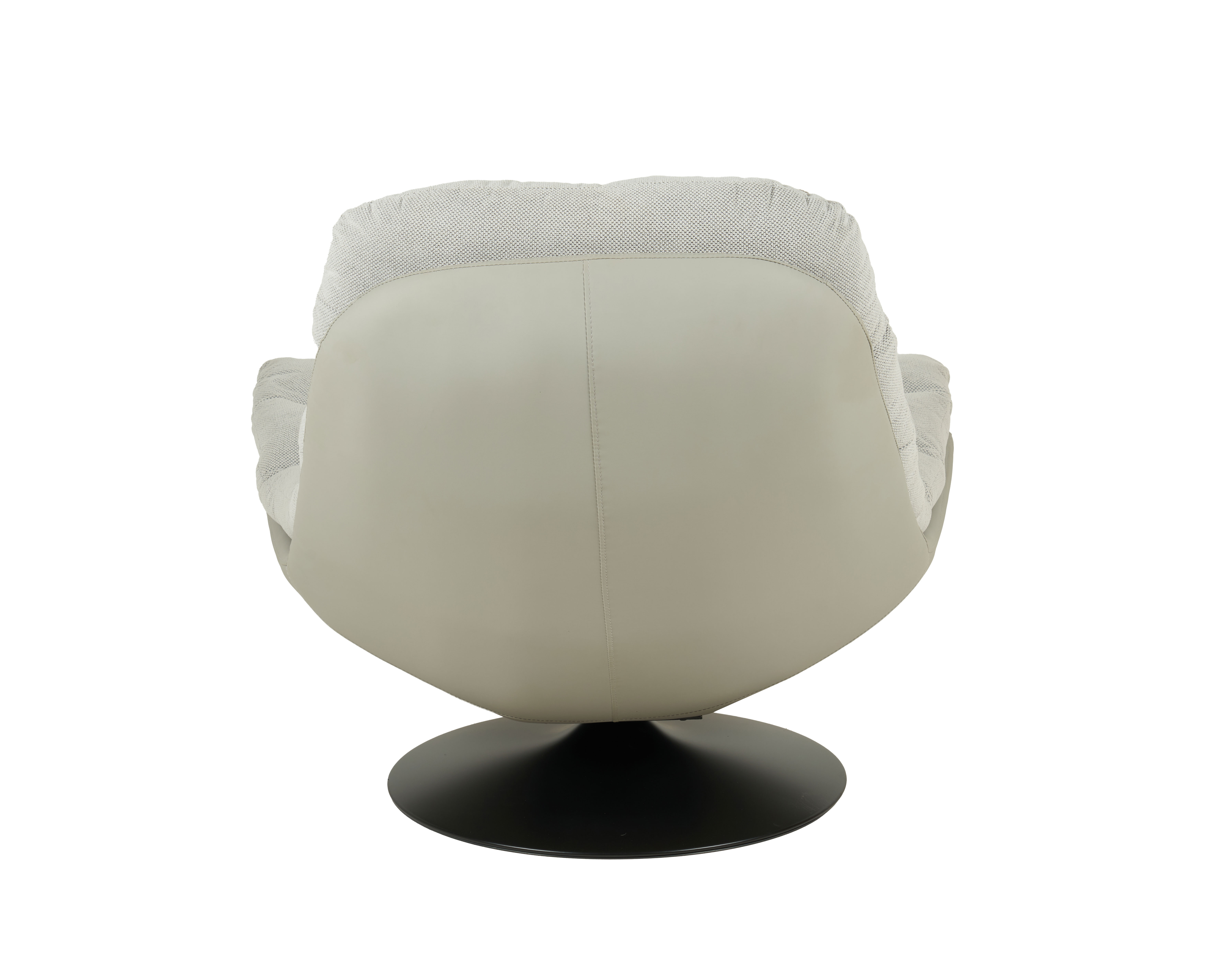 Alternative view of GDECO - SILLON ARTI GIRATORIO 360º. TAPIZADO GRIS JASPEADO Y EXTERIOR BEIGE (ANTIMANCHAS, IGNIFUGO, ANTIARAÑAZOS MASCOTAS) 92*110*78 CM