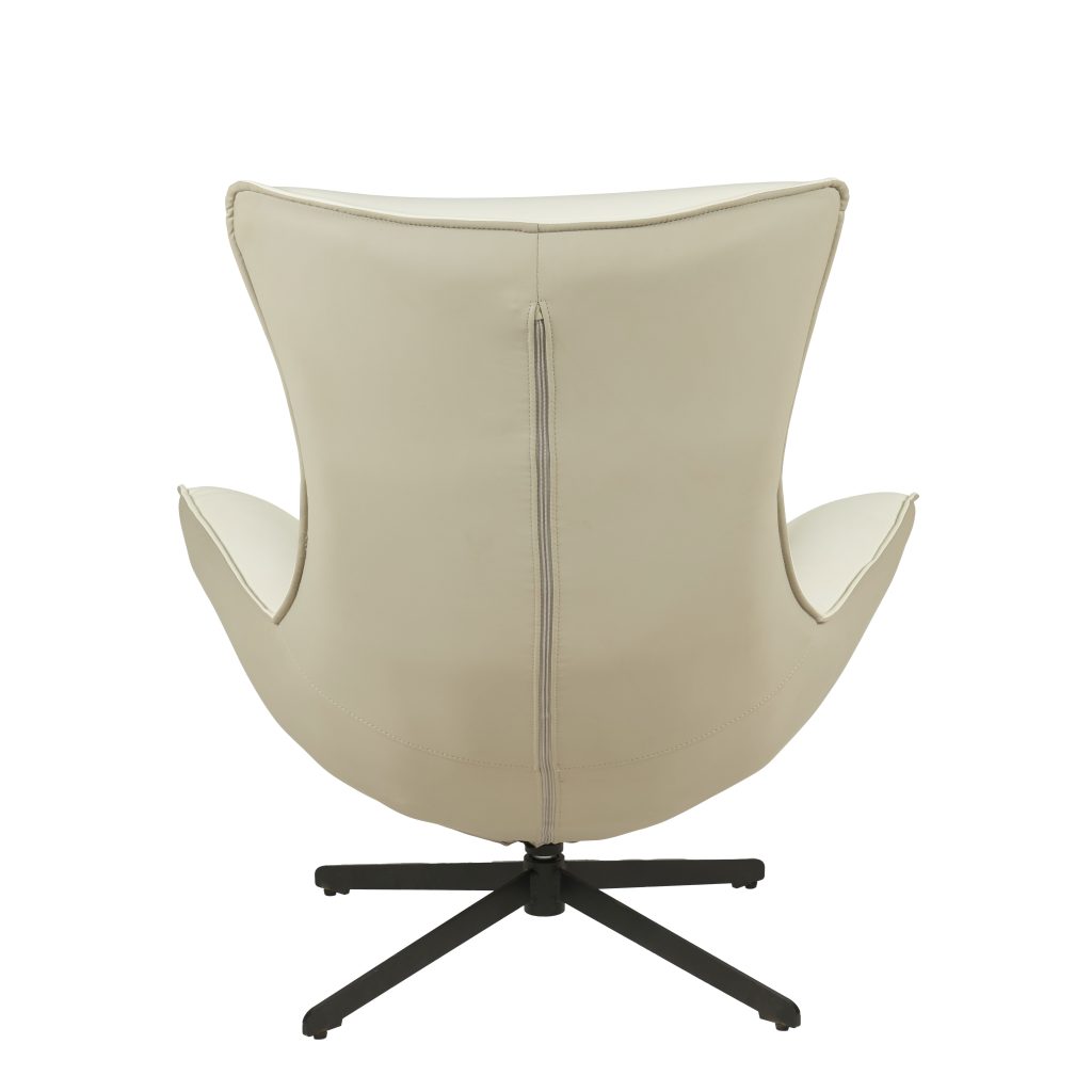 Alternative view of GDECO - SILLON HANS GIRATORIO 360º. TAPIZADO BEIGE (ANTIMANCHAS, IGNIFUGO, ANTIARAÑAZOS MASCOTAS) 102*102*87 CM