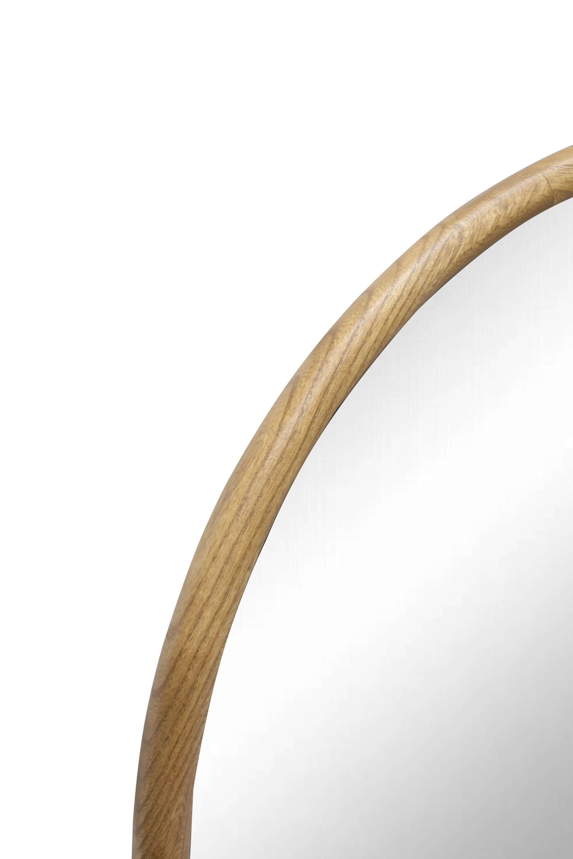 Alternative view of GDECO - ESPEJO CIRCULAR MADERA ROBLE 90*90 CM