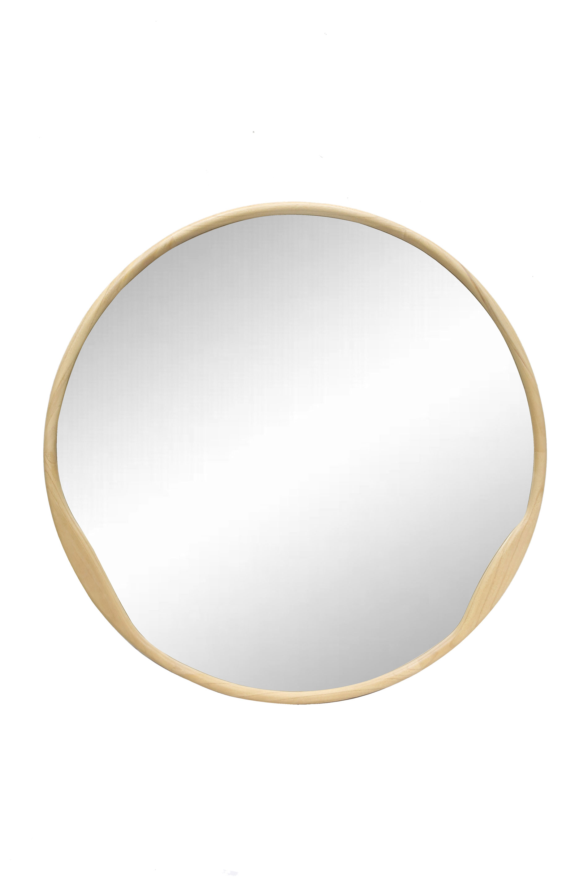 Alternative view of GDECO - ESPEJO CIRCULAR MADERA ROBLE 120*120 CM