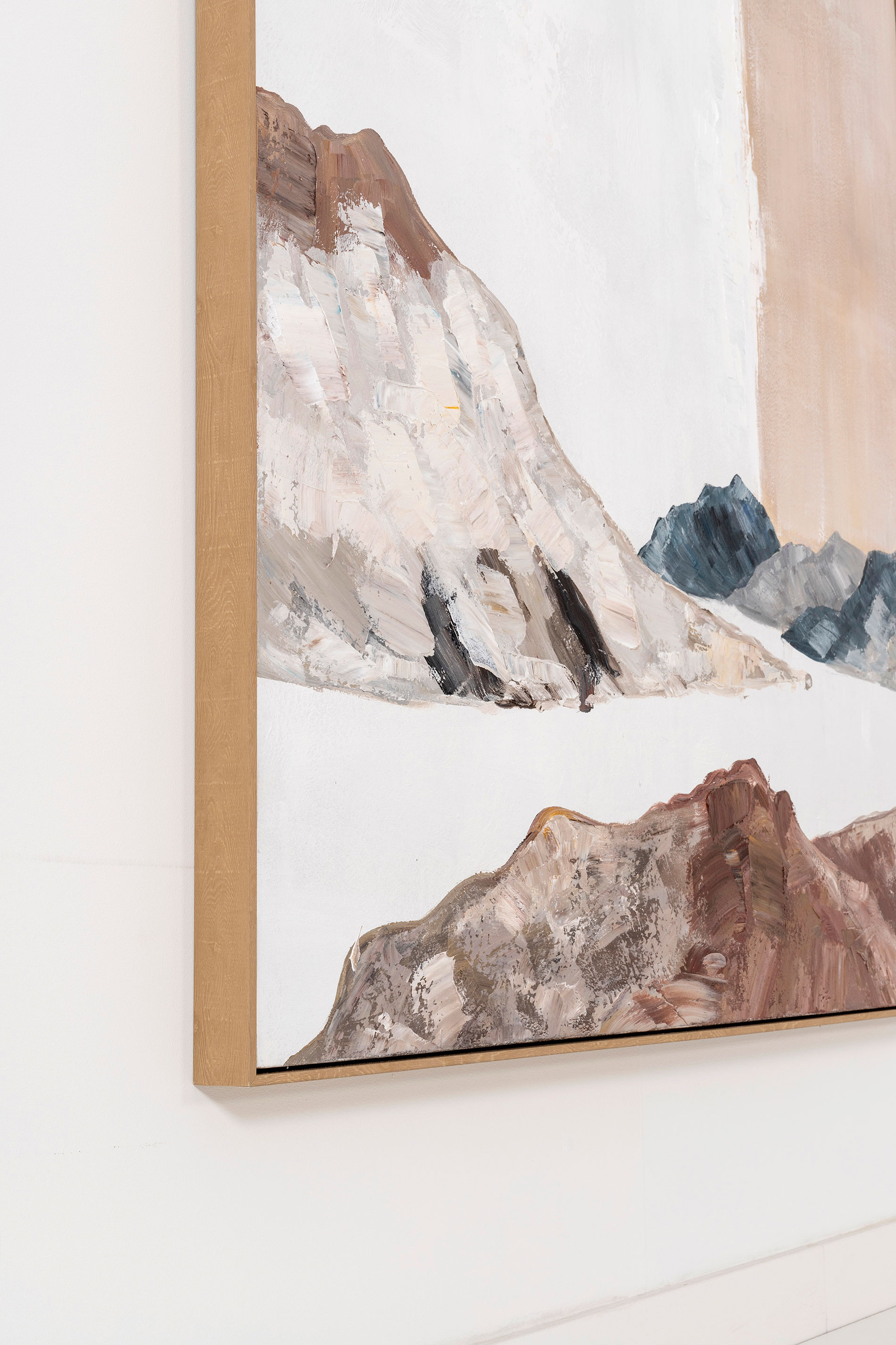 GDECO - CUADRO OLEO 120*160 CM, MARCO MADERA