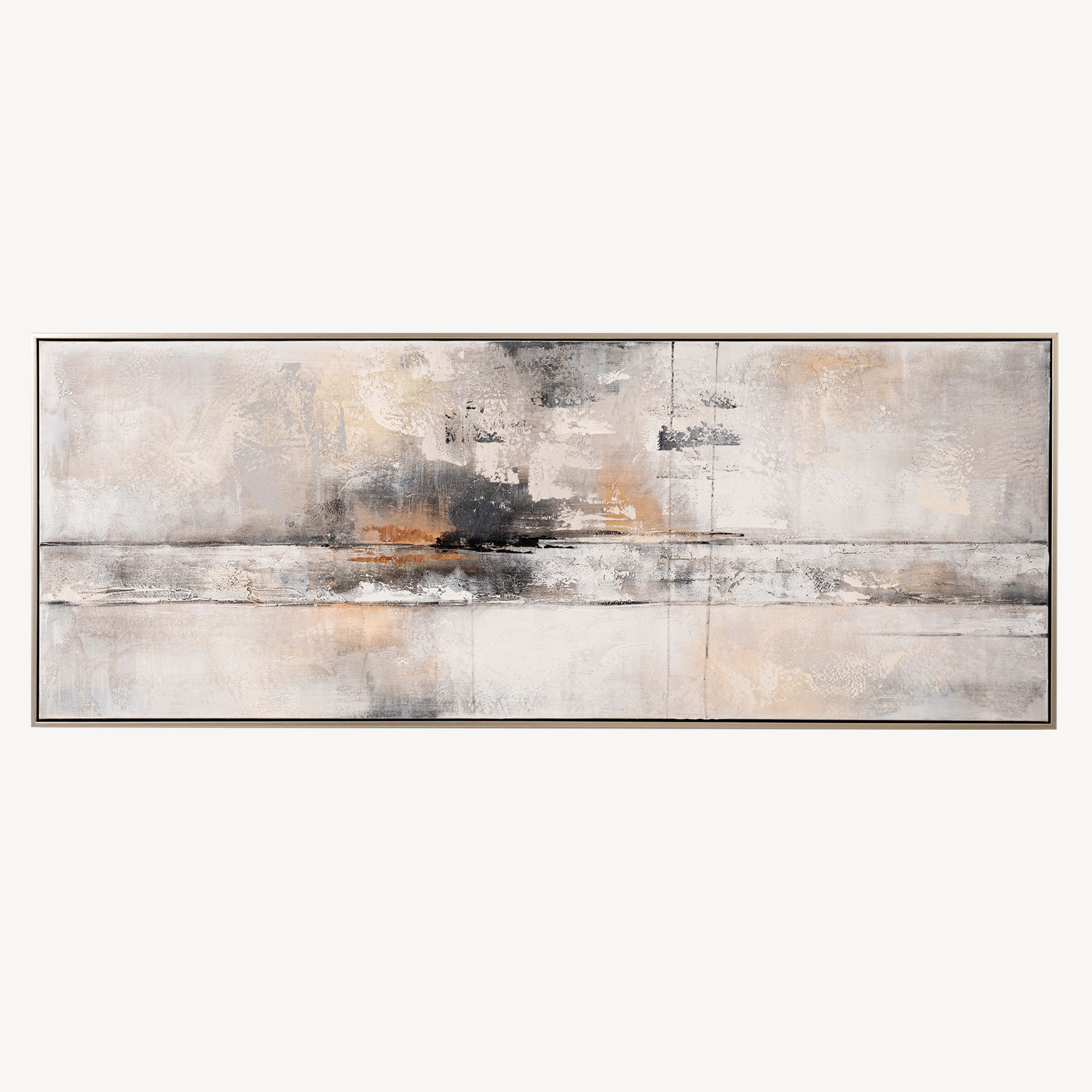 GDECO - CUADRO OLEO 160*60*3.5 CM, CON MARCO MADERA