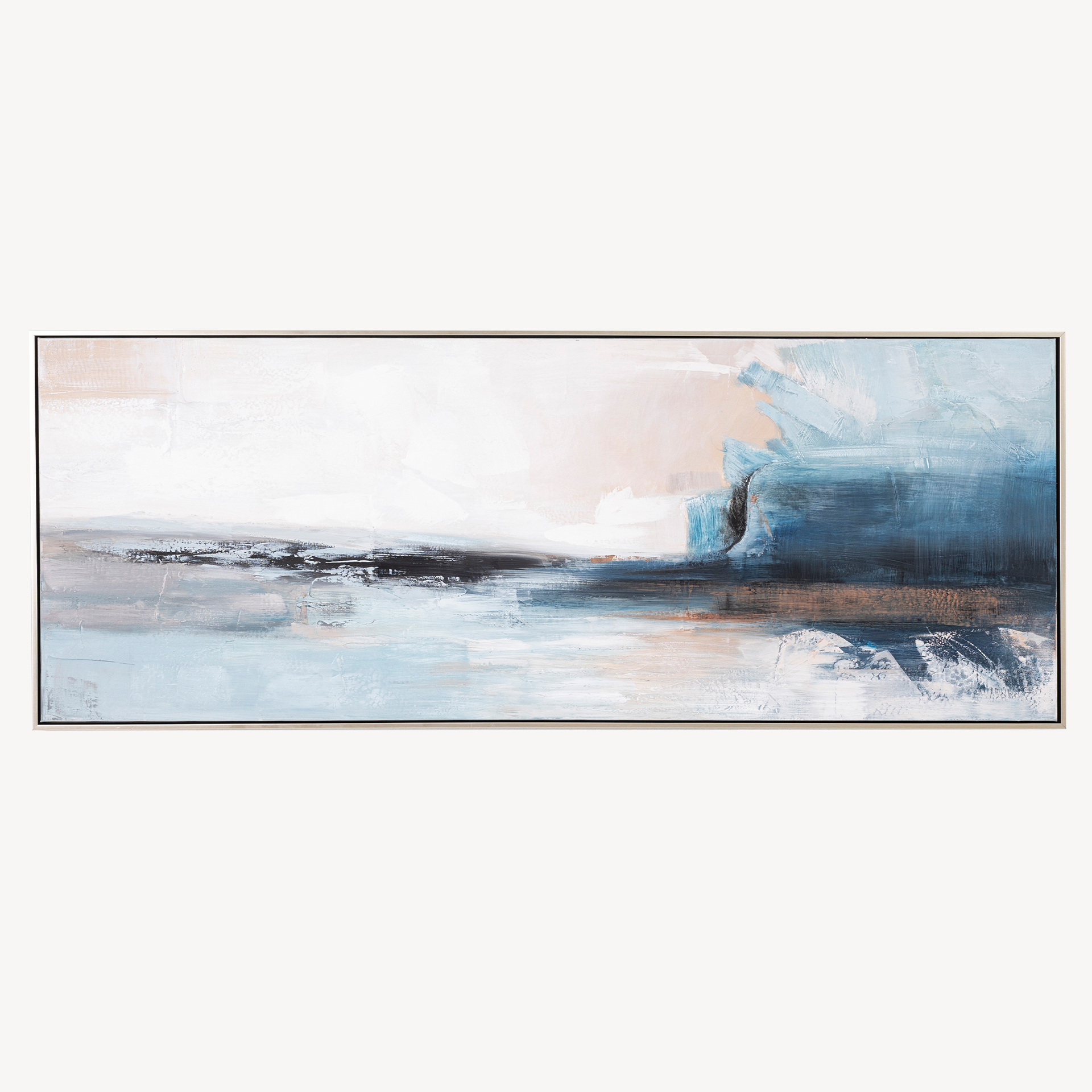 GDECO - CUADRO OLEO 160*60*3.5 CM, CON MARCO MADERA