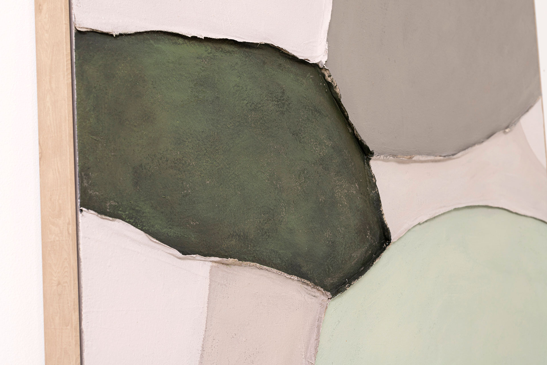 GDECO - CUADRO OLEO 150*150 CM CON MARCO MADERA - Imagen 3