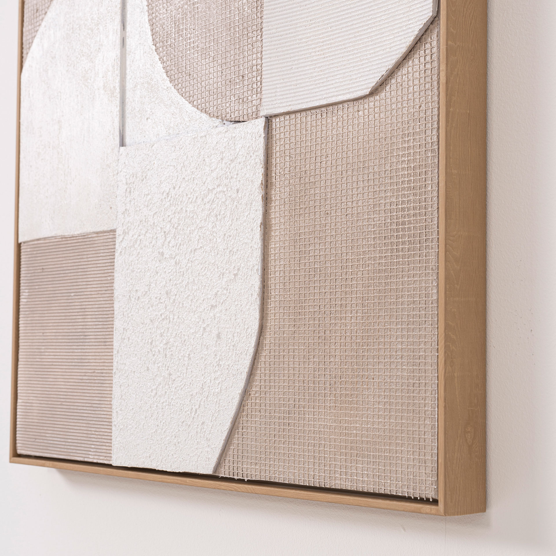 Alternative view of GDECO - SET 2 CUADROS OLEO 60*90*3.5 CM. MARCO MADERA