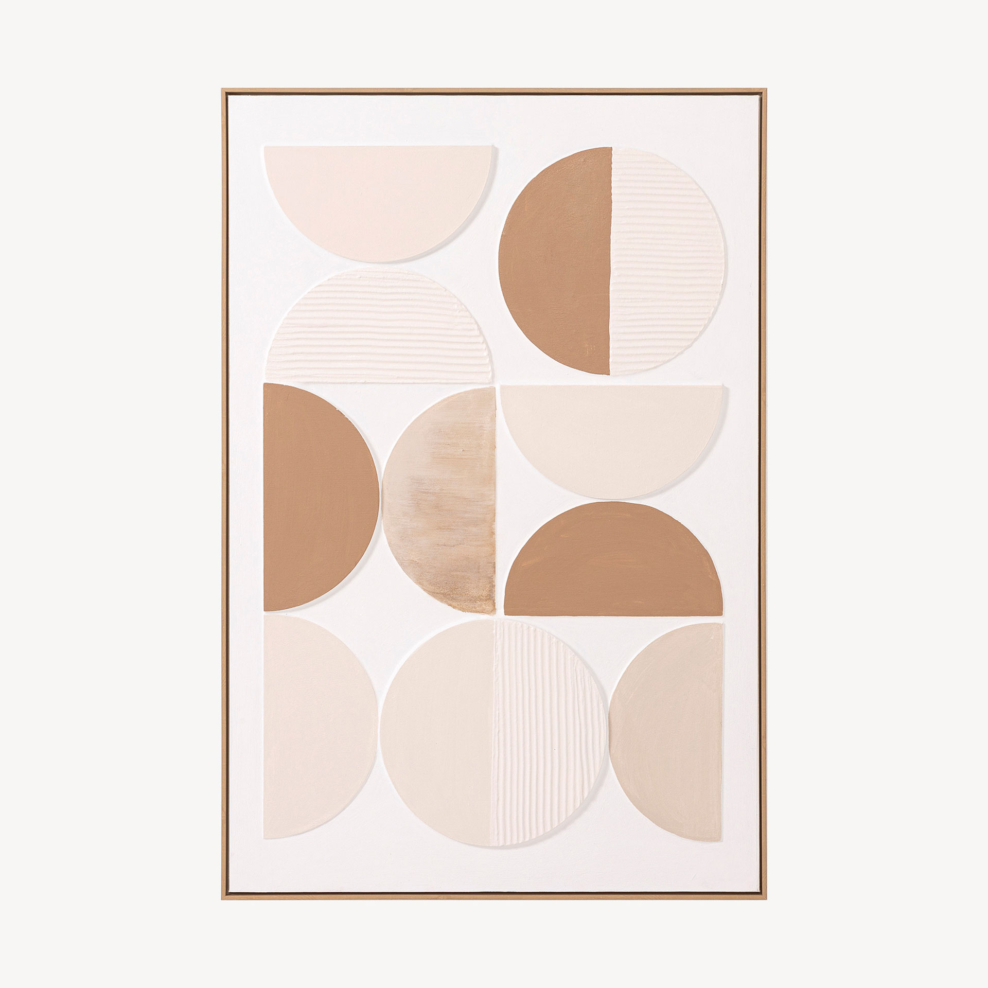 GDECO - CUADRO OLEO 80*120 CM. MARCO MADERA