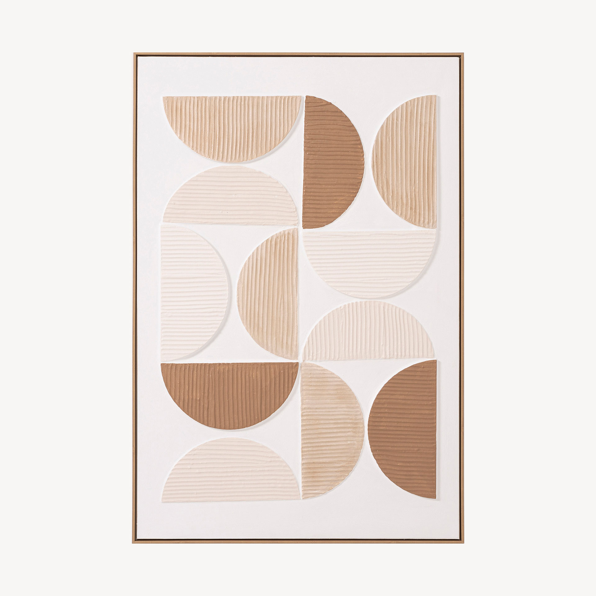 GDECO - CUADRO OLEO 80*120 CM. MARCO MADERA