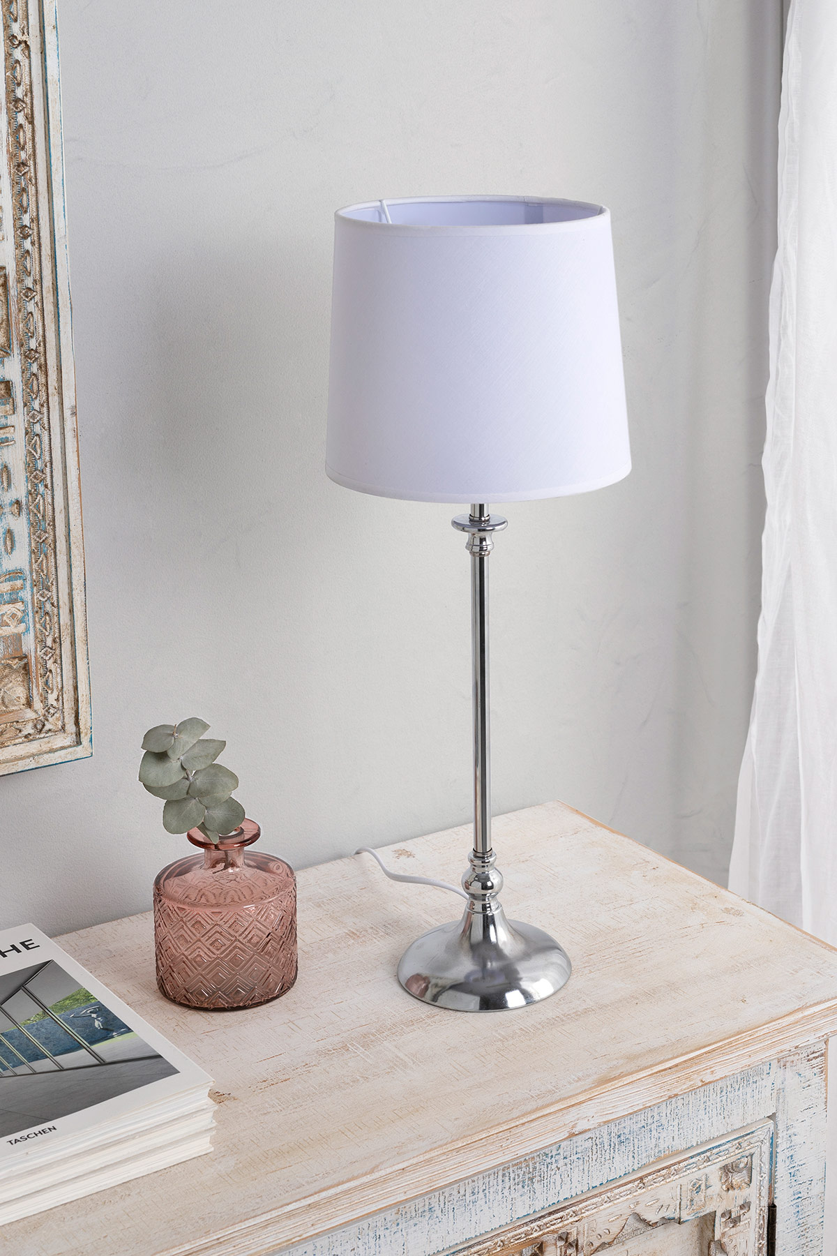 GDECO - LÁMPARA SOBREMESA METAL. 55*21 cm - Imagen 3