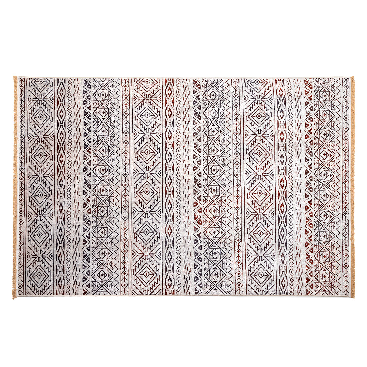 GDECO - ALFOMBRA ESTAMPADO COLORES. 130*190 CM