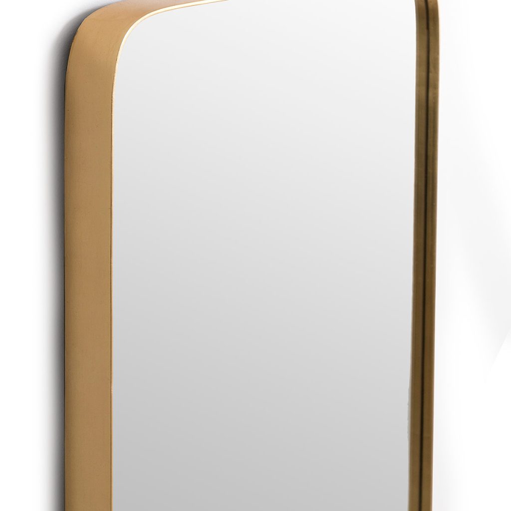 Alternative view of GDECO - ESPEJO CANTO REDONDO DORADO 50x60cm